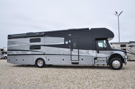 1-29-30 &lt;a href=&quot;http://www.mhsrv.com/other-rvs-for-sale/dynamax-rv/&quot;&gt;&lt;img src=&quot;http://www.mhsrv.com/images/sold-dynamax.jpg&quot; width=&quot;383&quot; height=&quot;141&quot; border=&quot;0&quot;&gt;&lt;/a&gt; MSRP $319,635. 2018 DynaMax DX3 model 37BH with 2 slides &amp; bunks. Perhaps the most luxurious yet affordable Super C motor home on the market! Features include the exclusive D-Max design which maximizes structural integrity &amp; stability, Bilstein oversized shock absorbers, bunk DVD players, brake controller, newly designed aerodynamic fiberglass front &amp; rear caps, vacuum-Laminated 2&quot; insulated floor, brake controller, one-piece fiberglass roof, Roto-Formed ribbed storage compartments, side-hinged aluminum compartment doors with paddle latches, integrated Carefree Mirage roof-mounted awnings with LED lighting, heavy duty electric triple series 25 entry step, clear vision frameless windows, Aqua-Hot Hydronic System, Sani-Con emptying system with macerating pump, luxurious porcelain tile flooring, decorative crown molding, MCD day/night shades, solid surface countertops, dual A/Cs with heat pumps, 8KW Onan diesel generator, 3,000 watt inverter with low voltage automatic start and 2 upgraded 4D AGM house batteries. This Model is powered by the upgraded 9.0L Cummins 350HP diesel engine with 1,000 lbs. of torque &amp; massive 33,000 lb. Freightliner M-2 chassis with 20,000 lb. hitch and 4 point fully automatic hydraulic leveling jacks. Options include the beautiful full body exterior 4-Color package, solar panels, diesel Aqua Hot, electric cooktop ILO LP, tile floor in the bedroom instead of carpet, cab over loft, entertainment center with 50&quot; TV &amp; fireplace IPO love seat, theater seats and a washer dryer. The DX3 also features an exterior entertainment center, Jacobs C-Brake with low/off/high dash switch, Allison transmission, air brakes with 4 wheel ABS, twin aluminum fuel tanks, electric power windows, remote keyless pad at entry door, Blue-Ray home theater system, In-Motion satellite, flush mounted LED ceiling lights, convection microwave, residential refrigerator, touch screen premium AM/FM/CD/DVD radio, GPS with color monitor, color back-up camera and two color side view cameras.  For more complete details on this unit and our entire inventory including brochures, window sticker, videos, photos, reviews &amp; testimonials as well as additional information about Motor Home Specialist and our manufacturers please visit us at MHSRV.com or call 800-335-6054. At Motor Home Specialist, we DO NOT charge any prep or orientation fees like you will find at other dealerships. All sale prices include a 200-point inspection, interior &amp; exterior wash, detail service and a fully automated high-pressure rain booth test and coach wash that is a standout service unlike that of any other in the industry. You will also receive a thorough coach orientation with an MHSRV technician, an RV Starter&#39;s kit, a night stay in our delivery park featuring landscaped and covered pads with full hook-ups and much more! Read Thousands upon Thousands of 5-Star Reviews at MHSRV.com and See What They Had to Say About Their Experience at Motor Home Specialist. WHY PAY MORE?... WHY SETTLE FOR LESS?