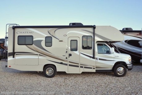/TX 2-20-17 &lt;a href=&quot;http://www.mhsrv.com/thor-motor-coach/&quot;&gt;&lt;img src=&quot;http://www.mhsrv.com/images/sold-thor.jpg&quot; width=&quot;383&quot; height=&quot;141&quot; border=&quot;0&quot;/&gt;&lt;/a&gt;   Used Thor Motor Coach RV for Sale- 2016 Thor Motor Coach Chateau 23U is approximately 24 feet 8 inches in length with only 12,201 miles, Ford 450 chassis, power windows and locks, 4KW Onan generator with 31 hours, power patio awning, gas/electric water heater, wheel simulators, black tank rinsing system, tank heater, exterior shower, roof ladder, 8K lb. hitch, back up camera, LED TV, booth converts to sleeper, night shades, fold up counter, 3 burner range, all in 1 bath, cab over loft, A/C and much more. For additional information and photos please visit Motor Home Specialist at www.MHSRV.com or call 800-335-6054.