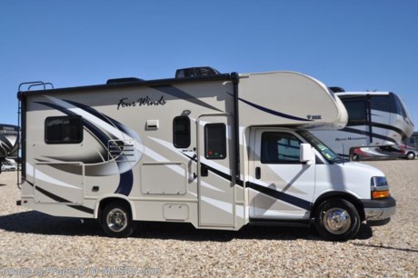 /TX 3/13/17 &lt;a href=&quot;http://www.mhsrv.com/thor-motor-coach/&quot;&gt;&lt;img src=&quot;http://www.mhsrv.com/images/sold-thor.jpg&quot; width=&quot;383&quot; height=&quot;141&quot; border=&quot;0&quot;/&gt;&lt;/a&gt; Buy This Unit Now During the World&#39;s RV Show. Online Show Price Available at MHSRV .com Now through April 22nd, 2017 or Call 800-335-6054. For Our Unbelievable Sale Price Visit MHSRV.com or Call 800-335-6054. You Won&#39;t Believe the Price, But They Won&#39;t Last. Secure Yours Now! 2017 Thor Motor Coach Four Winds 22E WELL APPOINTED! Options include a Chevy engine and drive train, Thor Motor Coach&#39;s HD-Max color infused sidewalls and upgraded graphics package, an exterior LCD TV, leatherette booth dinette, an outside shower, dual auxiliary batteries for more dependable coach operation, stainless steel wheel liners to finish off the exterior&#39;s superior look, a back-up camera for safety as well as heated holding tank pads for winter use and an upgraded 15.0 BTU roof A/C unit for better cooling in the Summer! Get a Better Looking Coach with More Amenities for Less Money at Motor Home Specialist... The #1 Volume Selling Motor Home Dealership &amp; Only Full Line &amp; Fully Authorized Thor Motor Coach Dealership in the World. The 22E Chevy Chateau measures approximately 24ft. 6in. in length. Ford 22E models measure approximately 24ft. Additional features include Mega-Exterior storage, power windows and locks, power patio awning with integrated LED lighting, roof ladder, in-dash media center w/DVD/CD/AM/FM &amp; Bluetooth, deluxe exterior mirrors, cab-over bunk ladder, refrigerator, microwave, flip-up counter-top extension, large TV in cab-over with swing arm, skylight above shower, Onan generator, auto transfer switch, cab A/C, battery disconnect switch, auxiliary battery, water heater and much more. For more complete details on this unit including brochure, window sticker, videos, photos, Thor Motor Coach reviews &amp; testimonials as well as additional information about Motor Home Specialist and our manufacturers please visit us at MHSRV .com or call 800-335-6054. At Motor Home Specialist we DO NOT charge any prep or orientation fees like you will find at other dealerships. All sale prices include a 200 point inspection, interior &amp; exterior wash, detail service and the only dealer performed and fully automated high pressure rain booth test in the industry. You will also receive a thorough coach orientation with an MHSRV technician, an RV Starter&#39;s kit, a night stay in our delivery park featuring landscaped and covered pads with full hook-ups and much more! Read Thousands-Upon-Thousands of 5-Star Testimonials at MHSRV.com and See What They Had to Say About Their Experience at Motor Home Specialist. WHY PAY MORE? WHY SETTLE FOR LESS?
