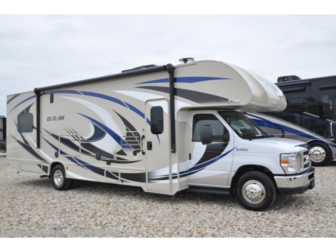 New 2018 Thor Motor Coach Outlaw 29H Toy Hauler Class C RV for Sale at MHSRV.com available in Alvarado, Texas