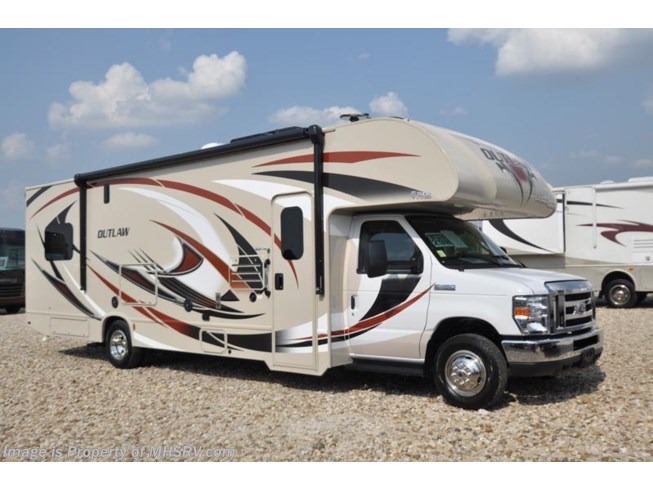 New 2018 Thor Motor Coach Outlaw 29H Class C Toy Hauler Coach for Sale at MHSRV available in Alvarado, Texas