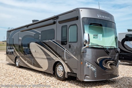 9/11/19 &lt;a href=&quot;http://www.mhsrv.com/thor-motor-coach/&quot;&gt;&lt;img src=&quot;http://www.mhsrv.com/images/sold-thor.jpg&quot; width=&quot;383&quot; height=&quot;141&quot; border=&quot;0&quot;&gt;&lt;/a&gt; MSRP $368,250. The 2019 Thor Motor Coach Venetian M37 is approximately 38 feet 5 inches in length with 3 slides, reclining theater seats, retractable 55” LED TV, king bed, push button start, Cummins 380HP diesel engine, Freightliner raised rail chassis and a 6-speed automatic Allison transmission.  New features for the 2019 Venetian include the Aqua Hot system, Winegard Trav’ler Turret with satellite dish, Winegard ConnecT 4G/WiFi system, redesigned baggage doors, pop-up outlet/USB charger on the kitchen countertop, 360 Siphon Vent cap and much more. A few additional standard features for the Venetian include an 8KW Onan generator with auto generator start, exterior entertainment center, (2) 15,000 BTU Low-Profile central cooling system with heat pumps, GPS, keyless entry, molded fiberglass roof, overhead cockpit loft, tile backsplash in the bathroom, stack washer/dryer, aluminum wheels, automatic leveling, VIP smart wheel and so much more. For more complete details on this unit and our entire inventory including brochures, window sticker, videos, photos, reviews &amp; testimonials as well as additional information about Motor Home Specialist and our manufacturers please visit us at MHSRV.com or call 800-335-6054. At Motor Home Specialist, we DO NOT charge any prep or orientation fees like you will find at other dealerships. All sale prices include a 200-point inspection, interior &amp; exterior wash, detail service and a fully automated high-pressure rain booth test and coach wash that is a standout service unlike that of any other in the industry. You will also receive a thorough coach orientation with an MHSRV technician, an RV Starter&#39;s kit, a night stay in our delivery park featuring landscaped and covered pads with full hook-ups and much more! Read Thousands upon Thousands of 5-Star Reviews at MHSRV.com and See What They Had to Say About Their Experience at Motor Home Specialist. WHY PAY MORE?... WHY SETTLE FOR LESS? 