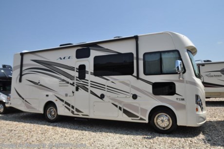 4/20/18 &lt;a href=&quot;http://www.mhsrv.com/thor-motor-coach/&quot;&gt;&lt;img src=&quot;http://www.mhsrv.com/images/sold-thor.jpg&quot; width=&quot;383&quot; height=&quot;141&quot; border=&quot;0&quot;&gt;&lt;/a&gt;   MSRP $119,550. New 2018 Thor Motor Coach A.C.E. Model 27.2 is approximately 28 feet 9 inches in length featuring a king bed, 2 slides, modern decor updates, Ford V-10 engine, hydraulic leveling jacks, LED running &amp; marker lights and the beautiful HD-Max exterior. The A.C.E. is the class A &amp; C Evolution. It Combines many of the most popular features of a class A motor home and a class C motor home to make something truly unique to the RV industry. The A.C.E. also features frameless windows, drop down overhead loft, bedroom TV, exterior entertainment center, attic fans, black tank flush, second auxiliary battery, power side mirrors with integrated side view cameras, a mud-room, roof ladder, generator, electric patio awning with integrated LED lights, AM/FM/CD, stainless steel wheel liners, hitch, valve stem extenders, refrigerator, microwave, water heater, one-piece windshield with &quot;20/20 vision&quot; front cap that helps eliminate heat and sunlight from getting into the drivers vision, cockpit mirrors, slide-out workstation in the dash, floor level cockpit window for better visibility while turning and a &quot;below floor&quot; furnace and water heater helping keep the noise to an absolute minimum and the exhaust away from the kids and pets.  For more complete details on this unit and our entire inventory including brochures, window sticker, videos, photos, reviews &amp; testimonials as well as additional information about Motor Home Specialist and our manufacturers please visit us at MHSRV.com or call 800-335-6054. At Motor Home Specialist, we DO NOT charge any prep or orientation fees like you will find at other dealerships. All sale prices include a 200-point inspection, interior &amp; exterior wash, detail service and a fully automated high-pressure rain booth test and coach wash that is a standout service unlike that of any other in the industry. You will also receive a thorough coach orientation with an MHSRV technician, an RV Starter&#39;s kit, a night stay in our delivery park featuring landscaped and covered pads with full hook-ups and much more! Read Thousands upon Thousands of 5-Star Reviews at MHSRV.com and See What They Had to Say About Their Experience at Motor Home Specialist. WHY PAY MORE?... WHY SETTLE FOR LESS?
