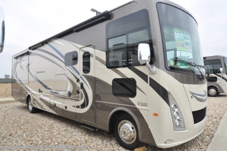 7-20-18 &lt;a href=&quot;http://www.mhsrv.com/thor-motor-coach/&quot;&gt;&lt;img src=&quot;http://www.mhsrv.com/images/sold-thor.jpg&quot; width=&quot;383&quot; height=&quot;141&quot; border=&quot;0&quot;&gt;&lt;/a&gt;  
MSRP $146,250. New 2018 Thor Motor Coach Windsport 35M bath &amp; 1/2 is approximately 36 feet 9 inches in length with 2 slides, king size bed, exterior TV, Ford Triton V-10 engine and automatic leveling jacks. New features for 2018 include the beautiful partial paint HD-Max high gloss exterior, updated d&#233;cor, thicker solid surface counters, raised bathroom vanity, flush covered glass stove top, LED running &amp; marker lights, pre-wired for solar charging, power driver seat and more. The Thor Motor Coach Windsport RV also features a tinted one piece windshield, heated and enclosed underbelly, black tank flush, LED ceiling lighting, bedroom TV, power overhead loft, frameless windows, power patio awning with LED lighting, night shades, kitchen backsplash, refrigerator, microwave and much more. For more complete details on this unit and our entire inventory including brochures, window sticker, videos, photos, reviews &amp; testimonials as well as additional information about Motor Home Specialist and our manufacturers please visit us at MHSRV.com or call 800-335-6054. At Motor Home Specialist, we DO NOT charge any prep or orientation fees like you will find at other dealerships. All sale prices include a 200-point inspection, interior &amp; exterior wash, detail service and a fully automated high-pressure rain booth test and coach wash that is a standout service unlike that of any other in the industry. You will also receive a thorough coach orientation with an MHSRV technician, an RV Starter&#39;s kit, a night stay in our delivery park featuring landscaped and covered pads with full hook-ups and much more! Read Thousands upon Thousands of 5-Star Reviews at MHSRV.com and See What They Had to Say About Their Experience at Motor Home Specialist. WHY PAY MORE?... WHY SETTLE FOR LESS?