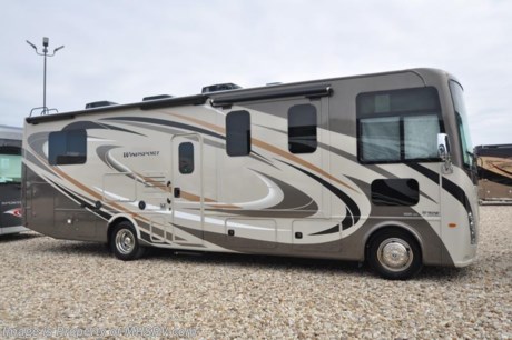 6-1-18 &lt;a href=&quot;http://www.mhsrv.com/thor-motor-coach/&quot;&gt;&lt;img src=&quot;http://www.mhsrv.com/images/sold-thor.jpg&quot; width=&quot;383&quot; height=&quot;141&quot; border=&quot;0&quot;&gt;&lt;/a&gt;    
MSRP $135,938. New 2018 Thor Motor Coach Windsport 31Z is approximately 32 feet 9 inches in length with 2 slides, exterior TV, Ford Triton V-10 engine and automatic leveling jacks. New features for 2018 include updated d&#233;cor, thicker solid surface counters, raised bathroom vanity, flush covered glass stove top, LED running &amp; marker lights, pre-wired for solar charging, power driver seat and more. Optional equipment includes the beautiful partial paint HD-Max high gloss exterior, dual A/C, 50-amp service and 5.5KW generator. The Thor Motor Coach Windsport RV also features a tinted one piece windshield, heated and enclosed underbelly, black tank flush, LED ceiling lighting, bedroom TV, power overhead loft, frameless windows, power patio awning with LED lighting, night shades, kitchen backsplash, refrigerator, microwave and much more. For more complete details on this unit and our entire inventory including brochures, window sticker, videos, photos, reviews &amp; testimonials as well as additional information about Motor Home Specialist and our manufacturers please visit us at MHSRV.com or call 800-335-6054. At Motor Home Specialist, we DO NOT charge any prep or orientation fees like you will find at other dealerships. All sale prices include a 200-point inspection, interior &amp; exterior wash, detail service and a fully automated high-pressure rain booth test and coach wash that is a standout service unlike that of any other in the industry. You will also receive a thorough coach orientation with an MHSRV technician, an RV Starter&#39;s kit, a night stay in our delivery park featuring landscaped and covered pads with full hook-ups and much more! Read Thousands upon Thousands of 5-Star Reviews at MHSRV.com and See What They Had to Say About Their Experience at Motor Home Specialist. WHY PAY MORE?... WHY SETTLE FOR LESS?