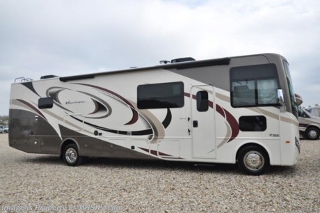 6-15-18 &lt;a href=&quot;http://www.mhsrv.com/thor-motor-coach/&quot;&gt;&lt;img src=&quot;http://www.mhsrv.com/images/sold-thor.jpg&quot; width=&quot;383&quot; height=&quot;141&quot; border=&quot;0&quot;&gt;&lt;/a&gt;  
MSRP $144,525. New 2018 Thor Motor Coach Hurricane 34P is approximately 36 feet in length with 2 slides, king size bed, exterior TV, Ford Triton V-10 engine and automatic leveling jacks. New features for 2018 include the beautiful partial paint HD-Max high gloss exterior, updated d&#233;cor, thicker solid surface counters, raised bathroom vanity, flush covered glass stove top, LED running &amp; marker lights, pre-wired for solar charging, power driver seat and more. The Thor Motor Coach Hurricane RV also features a tinted one piece windshield, heated and enclosed underbelly, black tank flush, LED ceiling lighting, bedroom TV, power overhead loft, frameless windows, power patio awning with LED lighting, night shades, kitchen backsplash, refrigerator, microwave and much more. For more complete details on this unit and our entire inventory including brochures, window sticker, videos, photos, reviews &amp; testimonials as well as additional information about Motor Home Specialist and our manufacturers please visit us at MHSRV.com or call 800-335-6054. At Motor Home Specialist, we DO NOT charge any prep or orientation fees like you will find at other dealerships. All sale prices include a 200-point inspection, interior &amp; exterior wash, detail service and a fully automated high-pressure rain booth test and coach wash that is a standout service unlike that of any other in the industry. You will also receive a thorough coach orientation with an MHSRV technician, an RV Starter&#39;s kit, a night stay in our delivery park featuring landscaped and covered pads with full hook-ups and much more! Read Thousands upon Thousands of 5-Star Reviews at MHSRV.com and See What They Had to Say About Their Experience at Motor Home Specialist. WHY PAY MORE?... WHY SETTLE FOR LESS?