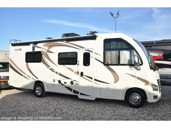 New 2018 Thor Motor Coach Axis 25.5 RUV for Sale at MHSRV W/King, IFS, 15K A/C available in Alvarado, Texas