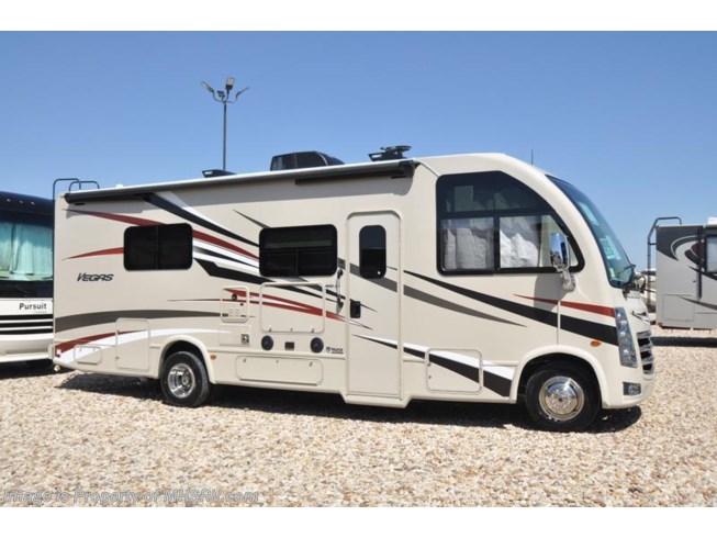 New 2018 Thor Motor Coach Vegas 25.5 RUV for Sale at MHSRV W/15K A/C, IFS, King available in Alvarado, Texas
