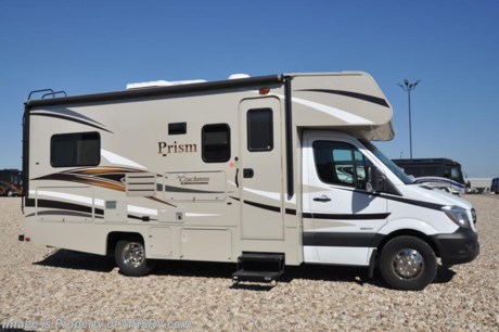 /TX 6-3-17 &lt;a href=&quot;http://www.mhsrv.com/coachmen-rv/&quot;&gt;&lt;img src=&quot;http://www.mhsrv.com/images/sold-coachmen.jpg&quot; width=&quot;383&quot; height=&quot;141&quot; border=&quot;0&quot;/&gt;&lt;/a&gt;  Used Coachmen RV for Sale- 2015 Coachmen Prism 2150 with slide and 21,306 miles. This RV is approximately 25 feet 2 inches in length with a Mercedes Benz engine, Sprinter chassis, power windows, 3.2KW Onan generator, power patio awning, slide-out room toppers, water heater, power steps, wheel simulators, black tank rinsing system, exterior shower, roof ladder, 3.5K lb. hitch, back up camera, solar/black-out shades, convection microwave, 3 burner range with oven, sink covers, glass door shower, cab over loft, ducted A/C and much more. For additional information and photos please visit Motor Home Specialist at www.MHSRV.com or call 800-335-6054.