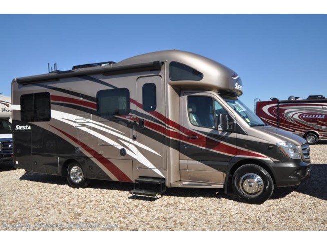 New 2018 Thor Motor Coach Four Winds Siesta Sprinter 24ST RV for Sale at MHSRV W/Summit Pkg & Dsl Gen available in Alvarado, Texas