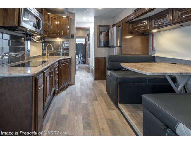 2019 Thor Motor Coach Outlaw 37RB Toy Hauler RV for Sale @ MHSRV Garage Sofas - New Class A For Sale by Motor Home Specialist in Alvarado, Texas