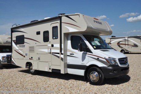 6-23-18 &lt;a href=&quot;http://www.mhsrv.com/coachmen-rv/&quot;&gt;&lt;img src=&quot;http://www.mhsrv.com/images/sold-coachmen.jpg&quot; width=&quot;383&quot; height=&quot;141&quot; border=&quot;0&quot;&gt;&lt;/a&gt;  
MSRP $115,528. New 2018 Coachmen Prism Diesel. Model 2150CB. This RV measures approximately 25 feet in length with a slide-out room. Optional equipment includes the Prism Lead Dog Value package featuring High Gloss Color Infused Fiberglass Sidewalls, Power Awning, LED Entrance Light Strip, Slide Out Topper Awnings, Stainless Steel Wheel Inserts, Rear Ladder (N/A 2250), Hitch w/ 7 Way Plug, Exterior LED Marker Lights, Rotating/Reclining Pilot/Co-Pilot Seats, Touchscreen Radio w/ Color Backup Camera, Child Safety Net &amp; Ladder, Hardwood Cabinet Doors, Day/Night Roller Shades, Full Extension Ball Bearing Drawer Guides, Atwood 3-Burner Cooktop w/ Oven and interior LED Lights Throughout. Additional features include coach TV, exterior entertainment center, back up camera with navigation, upgraded pilot seats, carbon fiber dash, dual auxiliary batteries, convection microwave, upgraded mattress, diesel generator, exterior windshield cover, heated tank pads and side view cameras. For more complete details on this unit and our entire inventory including brochures, window sticker, videos, photos, reviews &amp; testimonials as well as additional information about Motor Home Specialist and our manufacturers please visit us at MHSRV.com or call 800-335-6054. At Motor Home Specialist, we DO NOT charge any prep or orientation fees like you will find at other dealerships. All sale prices include a 200-point inspection, interior &amp; exterior wash, detail service and a fully automated high-pressure rain booth test and coach wash that is a standout service unlike that of any other in the industry. You will also receive a thorough coach orientation with an MHSRV technician, an RV Starter&#39;s kit, a night stay in our delivery park featuring landscaped and covered pads with full hook-ups and much more! Read Thousands upon Thousands of 5-Star Reviews at MHSRV.com and See What They Had to Say About Their Experience at Motor Home Specialist. WHY PAY MORE?... WHY SETTLE FOR LESS?