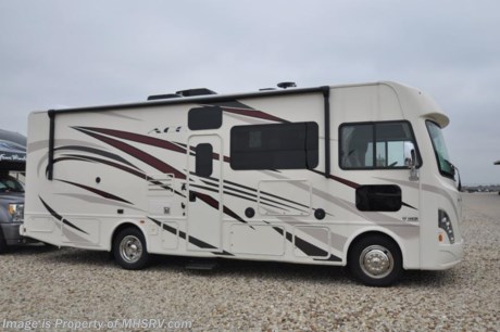 4/20/18 &lt;a href=&quot;http://www.mhsrv.com/thor-motor-coach/&quot;&gt;&lt;img src=&quot;http://www.mhsrv.com/images/sold-thor.jpg&quot; width=&quot;383&quot; height=&quot;141&quot; border=&quot;0&quot;&gt;&lt;/a&gt;  
MSRP $119,550. New 2018 Thor Motor Coach A.C.E. Model 27.2 is approximately 28 feet 9 inches in length featuring a king bed, 2 slides, modern decor updates, Ford V-10 engine, hydraulic leveling jacks, LED running &amp; marker lights and the beautiful HD-Max exterior. The A.C.E. is the class A &amp; C Evolution. It Combines many of the most popular features of a class A motor home and a class C motor home to make something truly unique to the RV industry. The A.C.E. also features frameless windows, drop down overhead loft, bedroom TV, exterior entertainment center, attic fans, black tank flush, second auxiliary battery, power side mirrors with integrated side view cameras, a mud-room, roof ladder, generator, electric patio awning with integrated LED lights, AM/FM/CD, stainless steel wheel liners, hitch, valve stem extenders, refrigerator, microwave, water heater, one-piece windshield with &quot;20/20 vision&quot; front cap that helps eliminate heat and sunlight from getting into the drivers vision, cockpit mirrors, slide-out workstation in the dash, floor level cockpit window for better visibility while turning and a &quot;below floor&quot; furnace and water heater helping keep the noise to an absolute minimum and the exhaust away from the kids and pets.  For more complete details on this unit and our entire inventory including brochures, window sticker, videos, photos, reviews &amp; testimonials as well as additional information about Motor Home Specialist and our manufacturers please visit us at MHSRV.com or call 800-335-6054. At Motor Home Specialist, we DO NOT charge any prep or orientation fees like you will find at other dealerships. All sale prices include a 200-point inspection, interior &amp; exterior wash, detail service and a fully automated high-pressure rain booth test and coach wash that is a standout service unlike that of any other in the industry. You will also receive a thorough coach orientation with an MHSRV technician, an RV Starter&#39;s kit, a night stay in our delivery park featuring landscaped and covered pads with full hook-ups and much more! Read Thousands upon Thousands of 5-Star Reviews at MHSRV.com and See What They Had to Say About Their Experience at Motor Home Specialist. WHY PAY MORE?... WHY SETTLE FOR LESS?