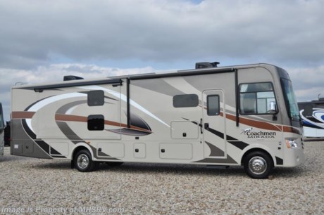 3-9-18 &lt;a href=&quot;http://www.mhsrv.com/coachmen-rv/&quot;&gt;&lt;img src=&quot;http://www.mhsrv.com/images/sold-coachmen.jpg&quot; width=&quot;383&quot; height=&quot;141&quot; border=&quot;0&quot;&gt;&lt;/a&gt;    MSRP $147,991- New 2018 Coachmen Mirada Model 35BH Bunk House. This RV measures approximately 36 feet 10 inches in length and features a bath &amp; 1/2, bunk beds that convert to wardrobe, hardwood cabinet doors and solid surface kitchen counter top. Additional options include exterior entertainment center, 32&quot; LCD galley overhead TV, dual 15K BTU A/Cs with heat pumps, power drop down loft, Stainless Steel Appliance Package and Travel Easy Roadside Assistance. A few standard features that help to set the Mirada apart include reclining/swivel pilot seats, solar privacy shades throughout, power windshield shade, flush mounted 3 burner range with oven, tile backsplash, glass door shower, Onan generator, automatic transfer switch for easy set-up, pass-thru storage, 3 camera monitoring system, automatic leveling jacks and much more. For more complete details on this unit and our entire inventory including brochures, window sticker, videos, photos, reviews &amp; testimonials as well as additional information about Motor Home Specialist and our manufacturers please visit us at MHSRV.com or call 800-335-6054. At Motor Home Specialist, we DO NOT charge any prep or orientation fees like you will find at other dealerships. All sale prices include a 200-point inspection, interior &amp; exterior wash, detail service and a fully automated high-pressure rain booth test and coach wash that is a standout service unlike that of any other in the industry. You will also receive a thorough coach orientation with an MHSRV technician, an RV Starter&#39;s kit, a night stay in our delivery park featuring landscaped and covered pads with full hook-ups and much more! Read Thousands upon Thousands of 5-Star Reviews at MHSRV.com and See What They Had to Say About Their Experience at Motor Home Specialist. WHY PAY MORE?... WHY SETTLE FOR LESS?