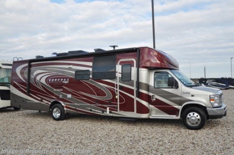 8-13-18 &lt;a href=&quot;http://www.mhsrv.com/coachmen-rv/&quot;&gt;&lt;img src=&quot;http://www.mhsrv.com/images/sold-coachmen.jpg&quot; width=&quot;383&quot; height=&quot;141&quot; border=&quot;0&quot;&gt;&lt;/a&gt;   
MSRP $138,704. New 2018 Coachmen Concord 300DS Banner Edition with 2 slide-out rooms is approximately 32 feet 9 inches in length and includes both the Concord Premier &amp; Luxury package which features Azdel Composite Sidewall Construction, High-Gloss Color Infused Fiberglass Sidewalls, Molded Fiberglass &quot;Zero-Overhang&quot; Front Cap w/ LED Accent Lights, Molded Fiberglass Rear Cap, Tinted Windows, Stainless Steel Wheel Inserts, Fiberglass Running Boards and Fender Skirts, Heated And Remote Exterior Mirrors, Power Entry Step, Slide Out Awnings, Solar Panel Connection Port, Power Patio Awning w/ Vinyl Weather Guard, LED Patio Light Strip, LED Exterior Tail &amp; Running Lights, 7,500lb. (E450) or 5,000lb. (Chevy 4500) Towing Hitch w/ 7-Way Plug, LED Interior Lighting, Wood Grain Dash Applique, AM/FM/CD Touch Screen Dash Radio &amp; Back Up Camera w/ Bluetooth, Recessed 3 Burner Cooktop w/ Glass Cover &amp; Under-Mount Convection Microwave Oven, Solid Surface Countertops, Roller Bearing Drawer Glides, Upgraded Vinyl Flooring, Hardwood Cabinet Doors &amp; Drawers, Ultra Leather Seating, Soft Touch Vinyl Ceiling, 12x24 LED Pan Light in Living Room, Glass Shower Door, Even-Cool A/C Ducting System, Day-Night Shades, Upgraded Serta Mattress, Bed Area 110V CPAP Ready &amp; 12V/USB Charging Station, 50 Gallon Fresh Water Tank, Water Works Panel w/ Black Tank Flush, Jack Wing TV Antenna, Onan 4.0KW Generator, Front Entertainment Center w/ 32&quot; TV/DVD Player &amp; Sound Bar, Air Assist Rear Suspension, Emergency Start Switch, Bedroom TV Pre-wire, Pop-Up Power Tower, Ext Shower, Upgraded Faucets &amp; Shower Head, Rear Trunk Light, Spare Tire, Travel Easy Roadside Assistance and more. Additional options include the beautiful full body paint exterior, fireplace, aluminum rims, bedroom TV, cockpit table, hydraulic leveling jacks, removable carpet, satellite, driver &amp; passenger swivel seats and an exterior windshield cover. For more complete details on this unit and our entire inventory including brochures, window sticker, videos, photos, reviews &amp; testimonials as well as additional information about Motor Home Specialist and our manufacturers please visit us at MHSRV.com or call 800-335-6054. At Motor Home Specialist, we DO NOT charge any prep or orientation fees like you will find at other dealerships. All sale prices include a 200-point inspection, interior &amp; exterior wash, detail service and a fully automated high-pressure rain booth test and coach wash that is a standout service unlike that of any other in the industry. You will also receive a thorough coach orientation with an MHSRV technician, an RV Starter&#39;s kit, a night stay in our delivery park featuring landscaped and covered pads with full hook-ups and much more! Read Thousands upon Thousands of 5-Star Reviews at MHSRV.com and See What They Had to Say About Their Experience at Motor Home Specialist. WHY PAY MORE?... WHY SETTLE FOR LESS?