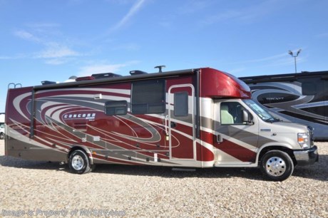 3-2-18 &lt;a href=&quot;http://www.mhsrv.com/coachmen-rv/&quot;&gt;&lt;img src=&quot;http://www.mhsrv.com/images/sold-coachmen.jpg&quot; width=&quot;383&quot; height=&quot;141&quot; border=&quot;0&quot;&gt;&lt;/a&gt; 
MSRP $138,704. New 2018 Coachmen Concord 300DS Banner Edition with 2 slide-out rooms is approximately 32 feet 9 inches in length and includes both the Concord Premier &amp; Luxury package which features Azdel Composite Sidewall Construction, High-Gloss Color Infused Fiberglass Sidewalls, Molded Fiberglass &quot;Zero-Overhang&quot; Front Cap w/ LED Accent Lights, Molded Fiberglass Rear Cap, Tinted Windows, Stainless Steel Wheel Inserts, Fiberglass Running Boards and Fender Skirts, Heated And Remote Exterior Mirrors, Power Entry Step, Slide Out Awnings, Solar Panel Connection Port, Power Patio Awning w/ Vinyl Weather Guard, LED Patio Light Strip, LED Exterior Tail &amp; Running Lights, 7,500lb. (E450) or 5,000lb. (Chevy 4500) Towing Hitch w/ 7-Way Plug, LED Interior Lighting, Wood Grain Dash Applique, AM/FM/CD Touch Screen Dash Radio &amp; Back Up Camera w/ Bluetooth, Recessed 3 Burner Cooktop w/ Glass Cover &amp; Under-Mount Convection Microwave Oven, Solid Surface Countertops, Roller Bearing Drawer Glides, Upgraded Vinyl Flooring, Hardwood Cabinet Doors &amp; Drawers, Ultra Leather Seating, Soft Touch Vinyl Ceiling, 12x24 LED Pan Light in Living Room, Glass Shower Door, Even-Cool A/C Ducting System, Day-Night Shades, Upgraded Serta Mattress, Bed Area 110V CPAP Ready &amp; 12V/USB Charging Station, 50 Gallon Fresh Water Tank, Water Works Panel w/ Black Tank Flush, Jack Wing TV Antenna, Onan 4.0KW Generator, Front Entertainment Center w/ 32&quot; TV/DVD Player &amp; Sound Bar, Air Assist Rear Suspension, Emergency Start Switch, Bedroom TV Pre-wire, Pop-Up Power Tower, Ext Shower, Upgraded Faucets &amp; Shower Head, Rear Trunk Light, Spare Tire, Travel Easy Roadside Assistance and more. Additional options include the beautiful full body paint exterior, fireplace, aluminum rims, bedroom TV, cockpit table, hydraulic leveling jacks, removable carpet, satellite, driver &amp; passenger swivel seats and an exterior windshield cover. For more complete details on this unit and our entire inventory including brochures, window sticker, videos, photos, reviews &amp; testimonials as well as additional information about Motor Home Specialist and our manufacturers please visit us at MHSRV.com or call 800-335-6054. At Motor Home Specialist, we DO NOT charge any prep or orientation fees like you will find at other dealerships. All sale prices include a 200-point inspection, interior &amp; exterior wash, detail service and a fully automated high-pressure rain booth test and coach wash that is a standout service unlike that of any other in the industry. You will also receive a thorough coach orientation with an MHSRV technician, an RV Starter&#39;s kit, a night stay in our delivery park featuring landscaped and covered pads with full hook-ups and much more! Read Thousands upon Thousands of 5-Star Reviews at MHSRV.com and See What They Had to Say About Their Experience at Motor Home Specialist. WHY PAY MORE?... WHY SETTLE FOR LESS?