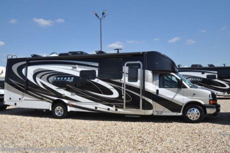 6-23-18 &lt;a href=&quot;http://www.mhsrv.com/coachmen-rv/&quot;&gt;&lt;img src=&quot;http://www.mhsrv.com/images/sold-coachmen.jpg&quot; width=&quot;383&quot; height=&quot;141&quot; border=&quot;0&quot;&gt;&lt;/a&gt;  
MSRP $134,247. New 2018 Coachmen Concord 300DS Banner Edition with 2 slide-out rooms is approximately 33 feet 3 inches in length and includes both the Banner Edition &amp; Luxury package which features LED interior &amp; exterior lighting, Onan generator, TV &amp; DVD player, Air Assist suspension, wood grain dash applique, back up camera with monitor, power awning, solar ready, power tower, heated &amp; remote exterior mirrors, hitch, spare tire, exterior entertainment center, dual batteries, side view cameras, 15K BTU A/C with heat pump, heated tanks and more. Additional options include the Ultra Leather option, bedroom TV &amp; DVD player, GPS, King tailgater automatic satellite system, removable coach carpet, driver &amp; passenger swivel seat, bedroom power vent, fireplace, exterior windshield cover, hydraulic leveling jacks and aluminum rims. The Coachmen Concord also has an incredible list of standard features that set this RV apart from any other in its class including a spare tire, rear ladder, black water tank flush, 3-burner range, refrigerator, day/night shades, dual safety airbags, power windows, power locks, glass door shower, skylight, living room vent and much more. For more complete details on this unit and our entire inventory including brochures, window sticker, videos, photos, reviews &amp; testimonials as well as additional information about Motor Home Specialist and our manufacturers please visit us at MHSRV.com or call 800-335-6054. At Motor Home Specialist, we DO NOT charge any prep or orientation fees like you will find at other dealerships. All sale prices include a 200-point inspection, interior &amp; exterior wash, detail service and a fully automated high-pressure rain booth test and coach wash that is a standout service unlike that of any other in the industry. You will also receive a thorough coach orientation with an MHSRV technician, an RV Starter&#39;s kit, a night stay in our delivery park featuring landscaped and covered pads with full hook-ups and much more! Read Thousands upon Thousands of 5-Star Reviews at MHSRV.com and See What They Had to Say About Their Experience at Motor Home Specialist. WHY PAY MORE?... WHY SETTLE FOR LESS?