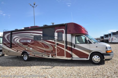 10-31-18 &lt;a href=&quot;http://www.mhsrv.com/coachmen-rv/&quot;&gt;&lt;img src=&quot;http://www.mhsrv.com/images/sold-coachmen.jpg&quot; width=&quot;383&quot; height=&quot;141&quot; border=&quot;0&quot;&gt;&lt;/a&gt;   
MSRP $135,623. New 2018 Coachmen Concord 300DS Banner Edition with 2 slide-out rooms is approximately 33 feet 3 inches in length and includes both the Concord Premier &amp; Luxury package which features Azdel Composite Sidewall Construction, High-Gloss Color Infused Fiberglass Sidewalls, Molded Fiberglass &quot;Zero-Overhang&quot; Front Cap w/ LED Accent Lights, Molded Fiberglass Rear Cap, Tinted Windows, Stainless Steel Wheel Inserts, Fiberglass Running Boards and Fender Skirts, Heated And Remote Exterior Mirrors, Power Entry Step, Slide Out Awnings, Solar Panel Connection Port, Power Patio Awning w/ Vinyl Weather Guard, LED Patio Light Strip, LED Exterior Tail &amp; Running Lights, 7,500lb. (E450) or 5,000lb. (Chevy 4500) Towing Hitch w/ 7-Way Plug, LED Interior Lighting, Wood Grain Dash Applique, AM/FM/CD Touch Screen Dash Radio &amp; Back Up Camera w/ Bluetooth, Recessed 3 Burner Cooktop w/ Glass Cover &amp; Under-Mount Convection Microwave Oven, Solid Surface Countertops, Roller Bearing Drawer Glides, Upgraded Vinyl Flooring, Hardwood Cabinet Doors &amp; Drawers, Ultra Leather Seating, Soft Touch Vinyl Ceiling, 12x24 LED Pan Light in Living Room, Glass Shower Door, Even-Cool A/C Ducting System, Day-Night Shades, Upgraded Serta Mattress, Bed Area 110V CPAP Ready &amp; 12V/USB Charging Station, 50 Gallon Fresh Water Tank, Water Works Panel w/ Black Tank Flush, Jack Wing TV Antenna, Onan 4.0KW Generator, Front Entertainment Center w/ 32&quot; TV/DVD Player &amp; Sound Bar, Air Assist Rear Suspension, Emergency Start Switch, Bedroom TV Pre-wire, Pop-Up Power Tower, Ext Shower, Upgraded Faucets &amp; Shower Head, Rear Trunk Light, Spare Tire, Travel Easy Roadside Assistance and more. Additional options include the beautiful full body paint exterior, dual recliners, fireplace, aluminum rims, bedroom TV, cockpit table, hydraulic leveling jacks, removable carpet, satellite, driver &amp; passenger swivel seats and an exterior windshield cover. For more complete details on this unit and our entire inventory including brochures, window sticker, videos, photos, reviews &amp; testimonials as well as additional information about Motor Home Specialist and our manufacturers please visit us at MHSRV.com or call 800-335-6054. At Motor Home Specialist, we DO NOT charge any prep or orientation fees like you will find at other dealerships. All sale prices include a 200-point inspection, interior &amp; exterior wash, detail service and a fully automated high-pressure rain booth test and coach wash that is a standout service unlike that of any other in the industry. You will also receive a thorough coach orientation with an MHSRV technician, an RV Starter&#39;s kit, a night stay in our delivery park featuring landscaped and covered pads with full hook-ups and much more! Read Thousands upon Thousands of 5-Star Reviews at MHSRV.com and See What They Had to Say About Their Experience at Motor Home Specialist. WHY PAY MORE?... WHY SETTLE FOR LESS?