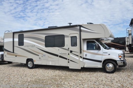 10-30-17 &lt;a href=&quot;http://www.mhsrv.com/coachmen-rv/&quot;&gt;&lt;img src=&quot;http://www.mhsrv.com/images/sold-coachmen.jpg&quot; width=&quot;383&quot; height=&quot;141&quot; border=&quot;0&quot; /&gt;&lt;/a&gt; 
MSRP $115,099. New 2018 Coachmen Leprechaun Model 311FS. This Luxury Class C RV measures approximately 31 feet 10 inches in length with unique features like a walk in closet, residential refrigerator, 1,000 watt inverter and even a space for the optional washer/dryer unit! It also features 2 slide out rooms, a Ford Triton V-10 engine and E-450 Super Duty chassis. This beautiful RV includes the Leprechaun Banner Edition which features tinted windows, rear ladder, upgraded sofa, child safety net and ladder (N/A with front entertainment center), back up camera &amp; monitor, power awning, LED exterior &amp; interior lighting, pop-up power tower, 50 gallon fresh water tank, exterior shower, glass shower door, Onan generator, 3 burner cook-top, night shades and roller bearing drawer glides. Additional options on this unit include GPS, large swing arm LCD TV, bedroom TV/DVD, exterior entertainment center, driver &amp; passenger swivel seat, cockpit folding table, combo washer/dryer, molded fiberglass front cap with LED strip lights, air assist, upgraded A/C, exterior windshield cover and a spare tire. This amazing class C RV also features the Leprechaun Luxury package that includes side view cameras, driver &amp; passenger leatherette seat covers, heated &amp; remote mirrors, convection microwave, wood grain dash applique, upgraded mattress, 6 gallon gas/electric water heater, dual coach batteries, cab-over &amp; bedroom power vent fan and heated tank pads. For more complete details on this unit and our entire inventory including brochures, window sticker, videos, photos, reviews &amp; testimonials as well as additional information about Motor Home Specialist and our manufacturers please visit us at MHSRV.com or call 800-335-6054. At Motor Home Specialist, we DO NOT charge any prep or orientation fees like you will find at other dealerships. All sale prices include a 200-point inspection, interior &amp; exterior wash, detail service and a fully automated high-pressure rain booth test and coach wash that is a standout service unlike that of any other in the industry. You will also receive a thorough coach orientation with an MHSRV technician, an RV Starter&#39;s kit, a night stay in our delivery park featuring landscaped and covered pads with full hook-ups and much more! Read Thousands upon Thousands of 5-Star Reviews at MHSRV.com and See What They Had to Say About Their Experience at Motor Home Specialist. WHY PAY MORE?... WHY SETTLE FOR LESS?