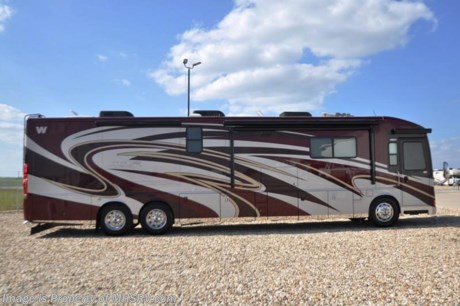7/3/17 &lt;a href=&quot;http://www.mhsrv.com/winnebago-rvs/&quot;&gt;&lt;img src=&quot;http://www.mhsrv.com/images/sold-winnebago.jpg&quot; width=&quot;383&quot; height=&quot;141&quot; border=&quot;0&quot;/&gt;&lt;/a&gt; Used Winnebago RV for Sale- 2012 Winnebago Tour 42QD Bath &amp; 1/2 with 3 slides including a fall wall slide and 20,552 miles. This RV is approximately 42 feet 8 inches in length and features a Cummins 450HP engine, Freightliner chassis with IFS and tag axle, 2-stage engine brake, smart wheel, power privacy shades, power mirrors with heat, GPS, power pedals, power step well cover, 10KW Onan generator with AGS on a slide, power patio and door awnings, slide-out room toppers, Aqua Hot, 50 amp power cord reel, power steps, pass-thru storage with side swing baggage doors, exterior freezer, full length slide-out cargo tray, aluminum wheels, clear front paint mask, docking lights, black tank rinsing system, water filtration system, power water hose reel, exterior shower, gravel shield, fiberglass roof with ladder, 15K lb. hitch, automatic hydraulic leveling system, 3 camera color monitoring system, exterior entertainment center, inverter, ceramic tile floors, soft touch ceilings, all hardwood cabinets, dual pane windows, solar/black-out shades, power roof vent, ceiling fan, decorative ceiling fixtures, fireplace, pull out kitchen counter, convection microwave, 3 burner range, dishwasher, solid surface counter, sink covers, central vacuum, residential fridge, stack washer/dryer, glass door shower with seat, king size memory foam mattress, 3 flat panel TV&#39;s, 3 ducted roof A/Cs with heat pumps and much more. For additional information and photos please visit Motor Home Specialist at www.MHSRV.com or call 800-335-6054.