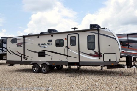 &lt;a href=&quot;http://www.mhsrv.com/travel-trailers/&quot;&gt;&lt;img src=&quot;http://www.mhsrv.com/images/sold-traveltrailer.jpg&quot; width=&quot;383&quot; height=&quot;141&quot; border=&quot;0&quot;&gt;&lt;/a&gt; MSRP $35,746. The 2018 Cruiser RV Radiance Ultra-Lite travel trailer model 28QD with slide and king bed. This beautiful travel trailer features the Radiance Ultra-Lite exterior &amp; interior packages as well as the Ultra-Value package and the Season RVing package. A few features from this impressive list of packages include aluminum rims, tinted safety glass windows, solid hardwood cabinets, full extension drawer guides, heavy duty flooring, solid surface kitchen countertop, spare tire, LED awning light, heated and enclosed underbelly, high output furnace and much more. Additional options include a power tongue jack, LED TV, upgraded A/C and 50AMP service with second 13.5K BTU A/C. For more complete details on this unit and our entire inventory including brochures, window sticker, videos, photos, reviews &amp; testimonials as well as additional information about Motor Home Specialist and our manufacturers please visit us at MHSRV.com or call 800-335-6054. At Motor Home Specialist, we DO NOT charge any prep or orientation fees like you will find at other dealerships. All sale prices include a 200-point inspection and interior &amp; exterior wash and detail service. You will also receive a thorough RV orientation with an MHSRV technician, an RV Starter&#39;s kit, a night stay in our delivery park featuring landscaped and covered pads with full hook-ups and much more! Read Thousands upon Thousands of 5-Star Reviews at MHSRV.com and See What They Had to Say About Their Experience at Motor Home Specialist. WHY PAY MORE?... WHY SETTLE FOR LESS?