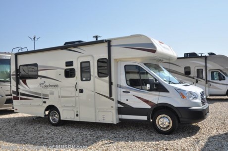 6-1-18 &lt;a href=&quot;http://www.mhsrv.com/coachmen-rv/&quot;&gt;&lt;img src=&quot;http://www.mhsrv.com/images/sold-coachmen.jpg&quot; width=&quot;383&quot; height=&quot;141&quot; border=&quot;0&quot;&gt;&lt;/a&gt;  
MSRP $82,048. New 2018 Coachmen Freelander Micro Mini Model 20CB. This Class C RV is approximately 23 feet 7 inches in length and features an over head loft, Ford Transit Chassis and a Ford V6 3.7L engine. This beautiful class C RV includes Coachmen&#39;s Freelander Micro Minnie Value package which features tinted windows, 2 burner range top, stainless steel wheel inserts, monitor on rear view mirror, power awning, LED interior lighting, solar ready, rear ladder, hitch with 4-way plug, Onan generator, roller bearing drawer glides and the Travel easy roadside assistance and more! Additional options include an exterior privacy windshield cover, heated tanks, child safety net &amp; ladder, 15K BTU A/C with heat pump, passenger swivel seat, upgraded mattress, power vent, exterior entertainment center and a coach TV/ DVD player. For more complete details on this unit and our entire inventory including brochures, window sticker, videos, photos, reviews &amp; testimonials as well as additional information about Motor Home Specialist and our manufacturers please visit us at MHSRV.com or call 800-335-6054. At Motor Home Specialist, we DO NOT charge any prep or orientation fees like you will find at other dealerships. All sale prices include a 200-point inspection, interior &amp; exterior wash, detail service and a fully automated high-pressure rain booth test and coach wash that is a standout service unlike that of any other in the industry. You will also receive a thorough coach orientation with an MHSRV technician, an RV Starter&#39;s kit, a night stay in our delivery park featuring landscaped and covered pads with full hook-ups and much more! Read Thousands upon Thousands of 5-Star Reviews at MHSRV.com and See What They Had to Say About Their Experience at Motor Home Specialist. WHY PAY MORE?... WHY SETTLE FOR LESS?