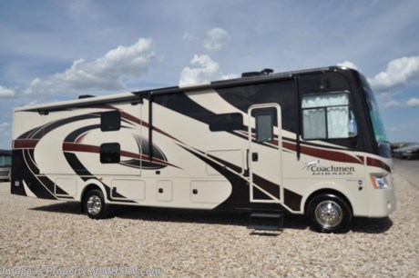 1-22-18 &lt;a href=&quot;http://www.mhsrv.com/coachmen-rv/&quot;&gt;&lt;img src=&quot;http://www.mhsrv.com/images/sold-coachmen.jpg&quot; width=&quot;383&quot; height=&quot;141&quot; border=&quot;0&quot;&gt;&lt;/a&gt;   MSRP $148,591 New 2018 Coachmen Mirada Model 35BH Bunk House. This RV measures approximately 36 feet 10 inches in length and features a bath &amp; 1/2, bunk beds that convert to wardrobe, hardwood cabinet doors and solid surface kitchen counter top. Additional options include exterior entertainment center, 32&quot; LCD galley overhead TV, dual 15K BTU A/Cs with heat pumps, power drop down loft, Stainless Steel Appliance Package and Travel Easy Roadside Assistance. A few standard features that help to set the Mirada apart include reclining/swivel pilot seats, solar privacy shades throughout, power windshield shade, flush mounted 3 burner range with oven, tile backsplash, glass door shower, Onan generator, automatic transfer switch for easy set-up, pass-thru storage, 3 camera monitoring system, automatic leveling jacks and much more. For more complete details on this unit and our entire inventory including brochures, window sticker, videos, photos, reviews &amp; testimonials as well as additional information about Motor Home Specialist and our manufacturers please visit us at MHSRV.com or call 800-335-6054. At Motor Home Specialist, we DO NOT charge any prep or orientation fees like you will find at other dealerships. All sale prices include a 200-point inspection, interior &amp; exterior wash, detail service and a fully automated high-pressure rain booth test and coach wash that is a standout service unlike that of any other in the industry. You will also receive a thorough coach orientation with an MHSRV technician, an RV Starter&#39;s kit, a night stay in our delivery park featuring landscaped and covered pads with full hook-ups and much more! Read Thousands upon Thousands of 5-Star Reviews at MHSRV.com and See What They Had to Say About Their Experience at Motor Home Specialist. WHY PAY MORE?... WHY SETTLE FOR LESS? 