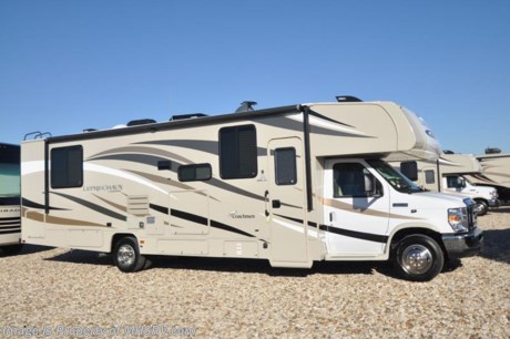 12-18-17 &lt;a href=&quot;http://www.mhsrv.com/coachmen-rv/&quot;&gt;&lt;img src=&quot;http://www.mhsrv.com/images/sold-coachmen.jpg&quot; width=&quot;383&quot; height=&quot;141&quot; border=&quot;0&quot; /&gt;&lt;/a&gt; 
MSRP $112,372. New 2018 Coachmen Leprechaun Model 319MB. This Luxury Class C RV measures approximately 32 feet 11 inches in length and is powered by a Ford Triton V-10 engine and E-450 Super Duty chassis. This beautiful RV includes the Leprechaun Banner Edition which features tinted windows, rear ladder, upgraded sofa, child safety net and ladder (N/A with front entertainment center), Bluetooth AM/FM/CD monitoring &amp; back up camera, power awning, LED exterior &amp; interior lighting, pop-up power tower, 50 gallon fresh water tank, 5K lb. hitch &amp; wire, slide out awning, glass shower door, Onan generator, 80&quot; long bed, night shades, roller bearing drawer glides, Travel Easy Roadside Assistance &amp; Azdel composite sidewalls. Additional options include back up camera &amp; monitor, large LED TV on lift, TV/DVD in the bedroom, exterior entertainment center, King Tailgater satellite system, driver and passenger swivel seats, dual recliners, cockpit folding table, electric fireplace, molded front cap, air assist system, upgraded A/C with heat pump, exterior windshield cover, spare tire as well as an exterior camp table, sink and refrigerator. This amazing class C also features the Leprechaun Luxury package that includes side view cameras, driver &amp; passenger leatherette seat covers, heated &amp; remote mirrors, convection microwave, wood grain dash applique, upgraded Mattress, 6 gallon gas/electric water heater, dual coach batteries, cab-over &amp; bedroom power vent fan and heated tank pads. For more complete details on this unit and our entire inventory including brochures, window sticker, videos, photos, reviews &amp; testimonials as well as additional information about Motor Home Specialist and our manufacturers please visit us at MHSRV.com or call 800-335-6054. At Motor Home Specialist, we DO NOT charge any prep or orientation fees like you will find at other dealerships. All sale prices include a 200-point inspection, interior &amp; exterior wash, detail service and a fully automated high-pressure rain booth test and coach wash that is a standout service unlike that of any other in the industry. You will also receive a thorough coach orientation with an MHSRV technician, an RV Starter&#39;s kit, a night stay in our delivery park featuring landscaped and covered pads with full hook-ups and much more! Read Thousands upon Thousands of 5-Star Reviews at MHSRV.com and See What They Had to Say About Their Experience at Motor Home Specialist. WHY PAY MORE?... WHY SETTLE FOR LESS?