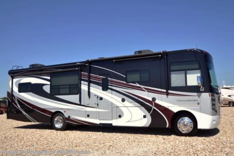 /sold 12/12/17 **Consignment** Used Thor Motor Coach RV for Sale- 2016 Thor Motor Coach Challenger 37KT with 3 slides and 2,025 miles. This RV is approximately 37 feet 10 inches in length and features a Ford V10 engine, Ford chassis, power privacy shades, power mirrors with heat, 5.5KW Onan generator with AGS, dual power patio awnings, slide-out room toppers, electric &amp; gas water heater, pass-thru storage with side swing baggage doors, aluminum wheels, middle LED running lights, black tank rinsing system, water filtration system, exterior shower, 8K lb. hitch, automatic hydraulic leveling system, 3 camera monitoring system, exterior entertainment center, inverter, soft touch ceilings, dual pane windows, fireplace, fold up kitchen counter, convection microwave, 3 burner range with oven, solid surface counter, sink covers, residential fridge, glass door shower, king size bed, 2 flat panel TV&#39;s, 2 ducted A/Cs and much more. For additional information and photos please visit Motor Home Specialist at www.MHSRV.com or call 800-335-6054.