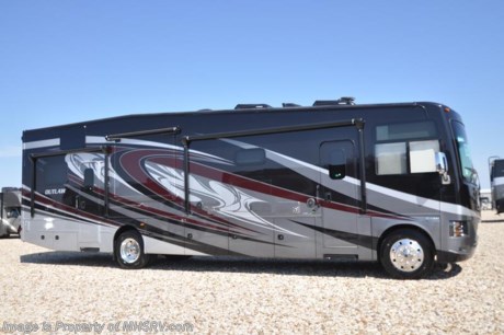 5-18-18 &lt;a href=&quot;http://www.mhsrv.com/thor-motor-coach/&quot;&gt;&lt;img src=&quot;http://www.mhsrv.com/images/sold-thor.jpg&quot; width=&quot;383&quot; height=&quot;141&quot; border=&quot;0&quot;&gt;&lt;/a&gt;   MSRP $200,626.  New 2018 Thor Motor Coach Outlaw Toy Hauler model 37RB is approximately 38 feet 9 inches in length with 2 slide-out rooms, Ford 26-Series chassis with Triton V-10 engine, frameless windows, high polished aluminum wheels, residential refrigerator, electric rear patio awning, , bug screen curtain in the garage, roller shades on the driver &amp; passenger windows, as well as drop down ramp door with spring assist &amp; railing for patio use.  Options include the beautiful full body paint exterior, 2 opposing leatherette sofas in the garage and frameless dual pane windows. The Outlaw toy hauler RV has an incredible list of standard features including beautiful wood &amp; interior decor packages,  auxiliary fuel filling station with separate tank, performance headlights, &quot;Anti-Gravity&quot; rear ramp doors with key activated release, Morryde Snap-In patio rail system, LED TVs including an exterior entertainment center, (3) A/C units, Bluetooth enable coach radio system with exterior speakers, power patio awing with integrated LED lighting, dual side entrance doors, 1-piece windshield, a 5500 Onan generator, 3 camera monitoring system, automatic leveling system, Soft Touch leather furniture, day/night shades and much more. For more complete details on this unit and our entire inventory including brochures, window sticker, videos, photos, reviews &amp; testimonials as well as additional information about Motor Home Specialist and our manufacturers please visit us at MHSRV.com or call 800-335-6054. At Motor Home Specialist, we DO NOT charge any prep or orientation fees like you will find at other dealerships. All sale prices include a 200-point inspection, interior &amp; exterior wash, detail service and a fully automated high-pressure rain booth test and coach wash that is a standout service unlike that of any other in the industry. You will also receive a thorough coach orientation with an MHSRV technician, an RV Starter&#39;s kit, a night stay in our delivery park featuring landscaped and covered pads with full hook-ups and much more! Read Thousands upon Thousands of 5-Star Reviews at MHSRV.com and See What They Had to Say About Their Experience at Motor Home Specialist. WHY PAY MORE?... WHY SETTLE FOR LESS?