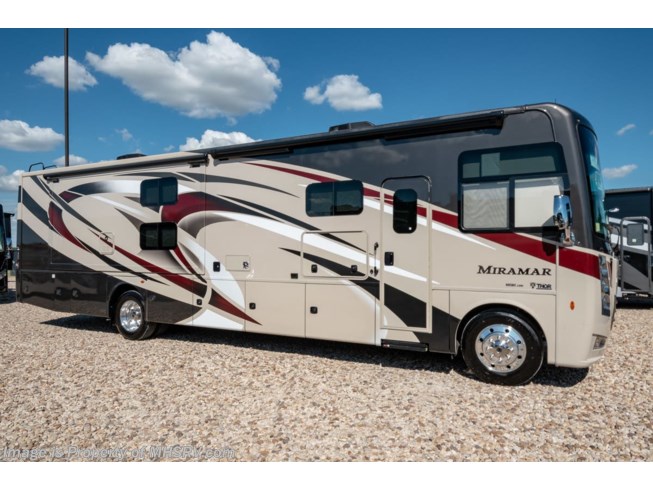 New 2019 Thor Motor Coach Miramar 37.1 Bunk Model W/2 Full Baths & Fireplace available in Alvarado, Texas