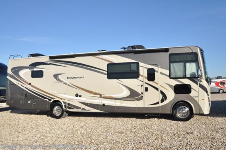 12-10-18 &lt;a href=&quot;http://www.mhsrv.com/thor-motor-coach/&quot;&gt;&lt;img src=&quot;http://www.mhsrv.com/images/sold-thor.jpg&quot; width=&quot;383&quot; height=&quot;141&quot; border=&quot;0&quot;&gt;&lt;/a&gt;  
MSRP $144,525. New 2018 Thor Motor Coach Windsport 34P is approximately 36 feet in length with 2 slides, king size bed, exterior TV, Ford Triton V-10 engine and automatic leveling jacks. New features for 2018 include the beautiful partial paint HD-Max high gloss exterior, updated d&#233;cor, thicker solid surface counters, raised bathroom vanity, flush covered glass stove top, LED running &amp; marker lights, pre-wired for solar charging, power driver seat and more. The Thor Motor Coach Windsport RV also features a tinted one piece windshield, heated and enclosed underbelly, black tank flush, LED ceiling lighting, bedroom TV, power overhead loft, frameless windows, power patio awning with LED lighting, night shades, kitchen backsplash, refrigerator, microwave and much more. For more complete details on this unit and our entire inventory including brochures, window sticker, videos, photos, reviews &amp; testimonials as well as additional information about Motor Home Specialist and our manufacturers please visit us at MHSRV.com or call 800-335-6054. At Motor Home Specialist, we DO NOT charge any prep or orientation fees like you will find at other dealerships. All sale prices include a 200-point inspection, interior &amp; exterior wash, detail service and a fully automated high-pressure rain booth test and coach wash that is a standout service unlike that of any other in the industry. You will also receive a thorough coach orientation with an MHSRV technician, an RV Starter&#39;s kit, a night stay in our delivery park featuring landscaped and covered pads with full hook-ups and much more! Read Thousands upon Thousands of 5-Star Reviews at MHSRV.com and See What They Had to Say About Their Experience at Motor Home Specialist. WHY PAY MORE?... WHY SETTLE FOR LESS?