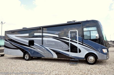5-11-18 &lt;a href=&quot;http://www.mhsrv.com/coachmen-rv/&quot;&gt;&lt;img src=&quot;http://www.mhsrv.com/images/sold-coachmen.jpg&quot; width=&quot;383&quot; height=&quot;141&quot; border=&quot;0&quot;&gt;&lt;/a&gt;       MSRP $160,118 New 2018 Coachmen Mirada Model 35BH Bunk House. This RV measures approximately 36 feet 10 inches in length and features a bath &amp; 1/2, bunk beds that convert to wardrobe, hardwood cabinet doors and solid surface kitchen counter top. Additional options include the beautiful full body paint exterior, Diamond Shield paint protection, exterior entertainment center, 32&quot; LCD galley overhead TV, dual 15K BTU A/Cs with heat pumps, power drop down loft, Stainless Steel Appliance Package and Travel Easy Roadside Assistance. A few standard features that help to set the Mirada apart include reclining/swivel pilot seats, solar privacy shades throughout, power windshield shade, flush mounted 3 burner range with oven, tile backsplash, glass door shower, Onan generator, automatic transfer switch for easy set-up, pass-thru storage, 3 camera monitoring system, automatic leveling jacks and much more. For more complete details on this unit and our entire inventory including brochures, window sticker, videos, photos, reviews &amp; testimonials as well as additional information about Motor Home Specialist and our manufacturers please visit us at MHSRV.com or call 800-335-6054. At Motor Home Specialist, we DO NOT charge any prep or orientation fees like you will find at other dealerships. All sale prices include a 200-point inspection, interior &amp; exterior wash, detail service and a fully automated high-pressure rain booth test and coach wash that is a standout service unlike that of any other in the industry. You will also receive a thorough coach orientation with an MHSRV technician, an RV Starter&#39;s kit, a night stay in our delivery park featuring landscaped and covered pads with full hook-ups and much more! Read Thousands upon Thousands of 5-Star Reviews at MHSRV.com and See What They Had to Say About Their Experience at Motor Home Specialist. WHY PAY MORE?... WHY SETTLE FOR LESS?