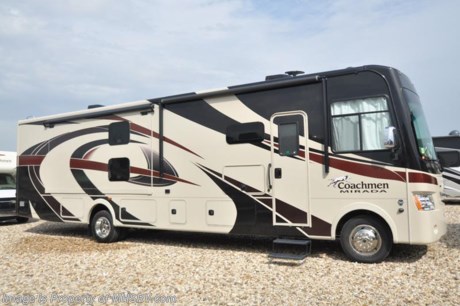5-18-18 &lt;a href=&quot;http://www.mhsrv.com/coachmen-rv/&quot;&gt;&lt;img src=&quot;http://www.mhsrv.com/images/sold-coachmen.jpg&quot; width=&quot;383&quot; height=&quot;141&quot; border=&quot;0&quot;&gt;&lt;/a&gt;      MSRP $148,591 New 2018 Coachmen Mirada Model 35BH Bunk House. This RV measures approximately 36 feet 10 inches in length and features a bath &amp; 1/2, bunk beds that convert to wardrobe, hardwood cabinet doors and solid surface kitchen counter top. Additional options include exterior entertainment center, 32&quot; LCD galley overhead TV, dual 15K BTU A/Cs with heat pumps, power drop down loft, Stainless Steel Appliance Package and Travel Easy Roadside Assistance. A few standard features that help to set the Mirada apart include reclining/swivel pilot seats, solar privacy shades throughout, power windshield shade, flush mounted 3 burner range with oven, tile backsplash, glass door shower, Onan generator, automatic transfer switch for easy set-up, pass-thru storage, 3 camera monitoring system, automatic leveling jacks and much more. For more complete details on this unit and our entire inventory including brochures, window sticker, videos, photos, reviews &amp; testimonials as well as additional information about Motor Home Specialist and our manufacturers please visit us at MHSRV.com or call 800-335-6054. At Motor Home Specialist, we DO NOT charge any prep or orientation fees like you will find at other dealerships. All sale prices include a 200-point inspection, interior &amp; exterior wash, detail service and a fully automated high-pressure rain booth test and coach wash that is a standout service unlike that of any other in the industry. You will also receive a thorough coach orientation with an MHSRV technician, an RV Starter&#39;s kit, a night stay in our delivery park featuring landscaped and covered pads with full hook-ups and much more! Read Thousands upon Thousands of 5-Star Reviews at MHSRV.com and See What They Had to Say About Their Experience at Motor Home Specialist. WHY PAY MORE?... WHY SETTLE FOR LESS?