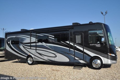 2-23-18 &lt;a href=&quot;http://www.mhsrv.com/coachmen-rv/&quot;&gt;&lt;img src=&quot;http://www.mhsrv.com/images/sold-coachmen.jpg&quot; width=&quot;383&quot; height=&quot;141&quot; border=&quot;0&quot;&gt;&lt;/a&gt;   MSRP $191,056. All-New 2018 Coachmen Mirada Select 37SB RV with 3 slides, king size bed and fireplace. This beautiful RV features the Stainless Appliance Package which features a stainless residential refrigerator, stainless range and oven, 1000 watt inverter with (2) 6 volt batteries and automatic generator start. Additional options include the beautiful full body paint exterior with Diamond Shield paint protection, salon drop down bunk, theater seats, (2) 15K BTU A/Cs with heat pumps, cockpit mounted TV, combo washer/dryer, in-motion satellite and Travel Easy Roadside Assistance. The Mirada Select boasts an impressive list of standard features that further set it apart including a 6-way power driver&#39;s seat, solar privacy shades throughout, self closing ball bearing drawer guides throughout, solid surface galley countertop, stainless steel double bowl kitchen sink, glass tile backsplash, whole coach water filtration system, LED interior ceiling lighting and much more. For more complete details on this unit and our entire inventory including brochures, window sticker, videos, photos, reviews &amp; testimonials as well as additional information about Motor Home Specialist and our manufacturers please visit us at MHSRV.com or call 800-335-6054. At Motor Home Specialist, we DO NOT charge any prep or orientation fees like you will find at other dealerships. All sale prices include a 200-point inspection, interior &amp; exterior wash, detail service and a fully automated high-pressure rain booth test and coach wash that is a standout service unlike that of any other in the industry. You will also receive a thorough coach orientation with an MHSRV technician, an RV Starter&#39;s kit, a night stay in our delivery park featuring landscaped and covered pads with full hook-ups and much more! Read Thousands upon Thousands of 5-Star Reviews at MHSRV.com and See What They Had to Say About Their Experience at Motor Home Specialist. WHY PAY MORE?... WHY SETTLE FOR LESS?