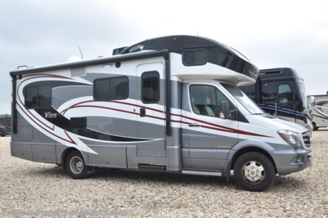 8-21-17 &lt;a href=&quot;http://www.mhsrv.com/winnebago-rvs/&quot;&gt;&lt;img src=&quot;http://www.mhsrv.com/images/sold-winnebago.jpg&quot; width=&quot;383&quot; height=&quot;141&quot; border=&quot;0&quot; /&gt;&lt;/a&gt; Used Winnebago RV for Sale- 2015 Winnebago View 24V with slide and 21,263 miles. This RV is approximately 25 feet 5 inches in length and features a Mercedes Benz diesel engine, Sprinter chassis, smart wheel, power mirrors, power windows, 3.2KW Onan diesel generator, power patio awning, slide-out room toppers, electric &amp; gas water heater, aluminum wheels, clear front paint mask, LED running lights, water filtration system, exterior shower, fiberglass roof with ladder, 5K lb. hitch, rear camera, exterior speakers, inverter, soft touch ceilings, solar/black-out shades, convection microwave, 2 burner range, sink covers, cab over loft, 2 flat panel TV&#39;s, ducted A/C and much more. For additional information and photos please visit Motor Home Specialist at www.MHSRV.com or call 800-335-6054.