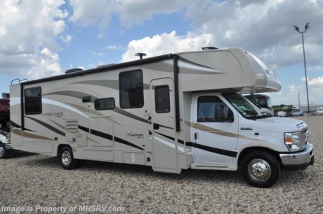 /TX 10-17-17 &lt;a href=&quot;http://www.mhsrv.com/coachmen-rv/&quot;&gt;&lt;img src=&quot;http://www.mhsrv.com/images/sold-coachmen.jpg&quot; width=&quot;383&quot; height=&quot;141&quot; border=&quot;0&quot; /&gt;&lt;/a&gt; 
MSRP $113,375. New 2018 Coachmen Leprechaun Model 319MB. This Luxury Class C RV measures approximately 32 feet 11 inches in length and is powered by a Ford Triton V-10 engine and E-450 Super Duty chassis. This beautiful RV includes the Leprechaun Banner Edition which features tinted windows, rear ladder, upgraded sofa, child safety net and ladder (N/A with front entertainment center), Bluetooth AM/FM/CD monitoring &amp; back up camera, power awning, LED exterior &amp; interior lighting, pop-up power tower, 50 gallon fresh water tank, 5K lb. hitch &amp; wire, slide out awning, glass shower door, Onan generator, 80&quot; long bed, night shades, roller bearing drawer glides, Travel Easy Roadside Assistance &amp; Azdel composite sidewalls. Additional options include back up camera &amp; monitor, large LED TV on lift, TV/DVD in the bedroom, exterior entertainment center, driver and passenger swivel seats, cockpit folding table, electric fireplace, molded front cap, air assist system, upgraded A/C with heat pump, exterior windshield cover, hydraulic leveling jacks, spare tire as well as an exterior camp table, sink and refrigerator. This amazing class C also features the Leprechaun Luxury package that includes side view cameras, driver &amp; passenger leatherette seat covers, heated &amp; remote mirrors, convection microwave, wood grain dash applique, upgraded Mattress, 6 gallon gas/electric water heater, dual coach batteries, cab-over &amp; bedroom power vent fan and heated tank pads. For more complete details on this unit including brochures, window sticker, videos, photos, reviews &amp; testimonials as well as additional information about Motor Home Specialist and our manufacturers please visit us at MHSRV .com or call 800-335-6054. At Motor Home Specialist we DO NOT charge any prep or orientation fees like you will find at other dealerships. All sale prices include a 200 point inspection, interior &amp; exterior wash, detail service and the only dealer performed and fully automated high pressure rain booth test in the industry. You will also receive a thorough coach orientation with an MHSRV technician, an RV Starter&#39;s kit, a night stay in our delivery park featuring landscaped and covered pads with full hook-ups and much more! Read Thousands of Testimonials at MHSRV.com and See What They Had to Say About Their Experience at Motor Home Specialist. WHY PAY MORE?... WHY SETTLE FOR LESS?
