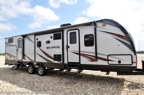 12-10-18 &lt;a href=&quot;http://www.mhsrv.com/travel-trailers/&quot;&gt;&lt;img src=&quot;http://www.mhsrv.com/images/sold-traveltrailer.jpg&quot; width=&quot;383&quot; height=&quot;141&quot; border=&quot;0&quot;&gt;&lt;/a&gt;   MSRP $45,047. The 2018 Heartland Wilderness travel trailer model 3250BS features 4 slides, loft bunk over the entertainment center and a drop-down bunk. Optional equipment includes the Elite package, power tongue jacks, flip up storage tray, two toned front cap, flat screen TV, central vacuum and an upgraded A/C. This travel trailer also features the Wilderness Lightweight package which includes ducted A/C with crowned roof, laminated sidewalls, deep bowl kitchen sink, double door refrigerator, skylight, tinted safety windows, stabilizer jacks, leaf spring suspension, awning, power vent in bathroom, gas/electric water heater, indoor &amp; outdoor speakers, steel ball bearing drawer guides, Wide Trax axle system, enclosed underbelly, black tank flush and much more. For more complete details on this unit and our entire inventory including brochures, window sticker, videos, photos, reviews &amp; testimonials as well as additional information about Motor Home Specialist and our manufacturers please visit us at MHSRV.com or call 800-335-6054. At Motor Home Specialist, we DO NOT charge any prep or orientation fees like you will find at other dealerships. All sale prices include a 200-point inspection and interior &amp; exterior wash and detail service. You will also receive a thorough RV orientation with an MHSRV technician, an RV Starter&#39;s kit, a night stay in our delivery park featuring landscaped and covered pads with full hook-ups and much more! Read Thousands upon Thousands of 5-Star Reviews at MHSRV.com and See What They Had to Say About Their Experience at Motor Home Specialist. WHY PAY MORE?... WHY SETTLE FOR LESS?