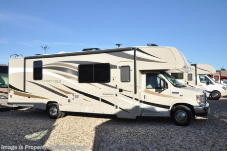 7-20-18 &lt;a href=&quot;http://www.mhsrv.com/coachmen-rv/&quot;&gt;&lt;img src=&quot;http://www.mhsrv.com/images/sold-coachmen.jpg&quot; width=&quot;383&quot; height=&quot;141&quot; border=&quot;0&quot;&gt;&lt;/a&gt;  MSRP $115,285. New 2018 Coachmen Leprechaun Model 311FS. This Luxury Class C RV measures approximately 31 feet 10 inches in length with unique features like a walk in closet, residential refrigerator, 1,000 watt inverter and even a space for the optional washer/dryer unit! It also features 2 slide out rooms, a Ford Triton V-10 engine and E-450 Super Duty chassis. This beautiful RV includes the Leprechaun Premier Package which features Azdel composite sidewalls, tinted windows, stainless steel wheel inserts, metal running boards, power patio awning with LED light strip, LED exterior tail and running lights, tow hitch with 7-way plug, LED interior lights, touch screen radio with backup camera, 3 burner range with oven, 1 piece countertops, roller bearing drawer guides, glass door shower, black tank flush, 4KW Onan generator, night shades, air assist and Travel Easy roadside assistance. Additional options on this unit include exterior entertainment center, driver &amp; passenger swivel seat, cockpit folding table, combo washer/dryer, molded fiberglass front cap with LED strip lights, painted cab, sideview cameras, hydraulic leveling jacks, upgraded A/C, exterior windshield cover and a spare tire. This amazing class C RV also features the Leprechaun Luxury package that includes side view cameras, driver &amp; passenger leatherette seat covers, heated &amp; remote mirrors, convection microwave, wood grain dash applique, upgraded mattress, 6 gallon gas/electric water heater, dual coach batteries, cab-over &amp; bedroom power vent fan and heated tank pads. For more complete details on this unit and our entire inventory including brochures, window sticker, videos, photos, reviews &amp; testimonials as well as additional information about Motor Home Specialist and our manufacturers please visit us at MHSRV.com or call 800-335-6054. At Motor Home Specialist, we DO NOT charge any prep or orientation fees like you will find at other dealerships. All sale prices include a 200-point inspection, interior &amp; exterior wash, detail service and a fully automated high-pressure rain booth test and coach wash that is a standout service unlike that of any other in the industry. You will also receive a thorough coach orientation with an MHSRV technician, an RV Starter&#39;s kit, a night stay in our delivery park featuring landscaped and covered pads with full hook-ups and much more! Read Thousands upon Thousands of 5-Star Reviews at MHSRV.com and See What They Had to Say About Their Experience at Motor Home Specialist. WHY PAY MORE?... WHY SETTLE FOR LESS?