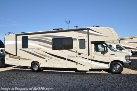 12-11-17 &lt;a href=&quot;http://www.mhsrv.com/coachmen-rv/&quot;&gt;&lt;img src=&quot;http://www.mhsrv.com/images/sold-coachmen.jpg&quot; width=&quot;383&quot; height=&quot;141&quot; border=&quot;0&quot; /&gt;&lt;/a&gt; MSRP $116,555. New 2018 Coachmen Leprechaun Model 311FS. This Luxury Class C RV measures approximately 31 feet 10 inches in length with unique features like a walk in closet, residential refrigerator, 1,000 watt inverter and even a space for the optional washer/dryer unit! It also features 2 slide out rooms, a Ford Triton V-10 engine and E-450 Super Duty chassis. This beautiful RV includes the Leprechaun Premier Package which features Azdel composite sidewalls, tinted windows, stainless steel wheel inserts, metal running boards, power patio awning with LED light strip, LED exterior tail and running lights, tow hitch with 7-way plug, LED interior lights, touch screen radio with backup camera, 3 burner range with oven, 1 piece countertops, roller bearing drawer guides, glass door shower, black tank flush, 4KW Onan generator, night shades, air assist and Travel Easy roadside assistance. Additional options on this unit include exterior entertainment center, driver &amp; passenger swivel seat, large TV on swing arm, combo washer/dryer, molded fiberglass front cap with LED strip lights, painted cab, hydraulic leveling jacks, air assisted suspension, upgraded A/C, exterior windshield cover and a spare tire. This amazing class C RV also features the Leprechaun Luxury package that includes side view cameras, driver &amp; passenger leatherette seat covers, heated &amp; remote mirrors, convection microwave, wood grain dash applique, upgraded mattress, 6 gallon gas/electric water heater, dual coach batteries, cab-over &amp; bedroom power vent fan and heated tank pads. For more complete details on this unit and our entire inventory including brochures, window sticker, videos, photos, reviews &amp; testimonials as well as additional information about Motor Home Specialist and our manufacturers please visit us at MHSRV.com or call 800-335-6054. At Motor Home Specialist, we DO NOT charge any prep or orientation fees like you will find at other dealerships. All sale prices include a 200-point inspection, interior &amp; exterior wash, detail service and a fully automated high-pressure rain booth test and coach wash that is a standout service unlike that of any other in the industry. You will also receive a thorough coach orientation with an MHSRV technician, an RV Starter&#39;s kit, a night stay in our delivery park featuring landscaped and covered pads with full hook-ups and much more! Read Thousands upon Thousands of 5-Star Reviews at MHSRV.com and See What They Had to Say About Their Experience at Motor Home Specialist. WHY PAY MORE?... WHY SETTLE FOR LESS?