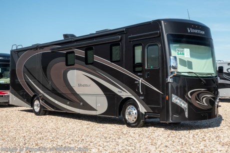 7/7/20 &lt;a href=&quot;http://www.mhsrv.com/thor-motor-coach/&quot;&gt;&lt;img src=&quot;http://www.mhsrv.com/images/sold-thor.jpg&quot; width=&quot;383&quot; height=&quot;141&quot; border=&quot;0&quot;&gt;&lt;/a&gt;  MSRP $370,350. The 2019 Thor Motor Coach Venetian S40 is approximately 40 feet 11 inches in length with 4 slides, 55” LED Smart TV, reclining theater seating, Tilt-a-View king bed, push button start, Cummins 400HP diesel engine, Freightliner raised rail chassis and a 6-speed automatic Allison transmission.  New features for the 2019 Venetian include the Aqua Hot system, Winegard Trav’ler Turret with satellite dish, Winegard ConnecT 4G/WiFi system, redesigned baggage doors, pop-up outlet/USB charger on the kitchen countertop, 360 Siphon Vent cap and much more. A few additional standard features for the Venetian include an 8KW Onan generator with auto generator start, exterior entertainment center, (2) 15,000 BTU Low-Profile central cooling system with heat pumps, GPS, keyless entry, molded fiberglass roof, overhead cockpit loft, tile backsplash in the bathroom, stack washer/dryer, aluminum wheels, automatic leveling, VIP smart wheel and so much more. For more complete details on this unit and our entire inventory including brochures, window sticker, videos, photos, reviews &amp; testimonials as well as additional information about Motor Home Specialist and our manufacturers please visit us at MHSRV.com or call 800-335-6054. At Motor Home Specialist, we DO NOT charge any prep or orientation fees like you will find at other dealerships. All sale prices include a 200-point inspection, interior &amp; exterior wash, detail service and a fully automated high-pressure rain booth test and coach wash that is a standout service unlike that of any other in the industry. You will also receive a thorough coach orientation with an MHSRV technician, an RV Starter&#39;s kit, a night stay in our delivery park featuring landscaped and covered pads with full hook-ups and much more! Read Thousands upon Thousands of 5-Star Reviews at MHSRV.com and See What They Had to Say About Their Experience at Motor Home Specialist. WHY PAY MORE?... WHY SETTLE FOR LESS? 