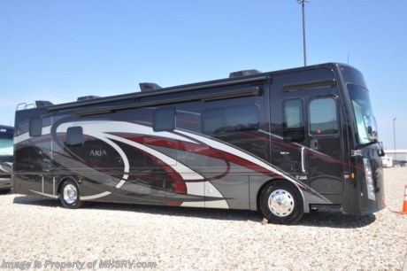 3/30/18 &lt;a href=&quot;http://www.mhsrv.com/thor-motor-coach/&quot;&gt;&lt;img src=&quot;http://www.mhsrv.com/images/sold-thor.jpg&quot; width=&quot;383&quot; height=&quot;141&quot; border=&quot;0&quot;&gt;&lt;/a&gt; MSRP $294,700. The New 2018 Thor Motor Coach Aria Diesel Pusher Model 3901 bath &amp; &#189; is approximately 39 feet 11 inches in length and features (3) slide-out rooms, bath &amp; 1/2, king size Tilt-A-View inclining bed, large LED HDTV over the fireplace, stainless steel residential refrigerator, solid surface counter tops, stack washer/dryer and (2) ducted 15,000 BTU A/Cs with heat pumps. New features for 2018 include a Axxera radio with GPS, Carefree Latitude legless awning with Fixguard weather wrap, wood framed wardrobe doors and an upgraded Skim Buff paint exterior. The Aria is powered by a Cummins 360HP diesel engine, Freightliner XC-R raised rail chassis Allison automatic transmission Air-Ride suspension and automatic leveling jacks with touch pad controls. For more complete details on this unit and our entire inventory including brochures, window sticker, videos, photos, reviews &amp; testimonials as well as additional information about Motor Home Specialist and our manufacturers please visit us at MHSRV.com or call 800-335-6054. At Motor Home Specialist, we DO NOT charge any prep or orientation fees like you will find at other dealerships. All sale prices include a 200-point inspection, interior &amp; exterior wash, detail service and a fully automated high-pressure rain booth test and coach wash that is a standout service unlike that of any other in the industry. You will also receive a thorough coach orientation with an MHSRV technician, an RV Starter&#39;s kit, a night stay in our delivery park featuring landscaped and covered pads with full hook-ups and much more! Read Thousands upon Thousands of 5-Star Reviews at MHSRV.com and See What They Had to Say About Their Experience at Motor Home Specialist. WHY PAY MORE?... WHY SETTLE FOR LESS?