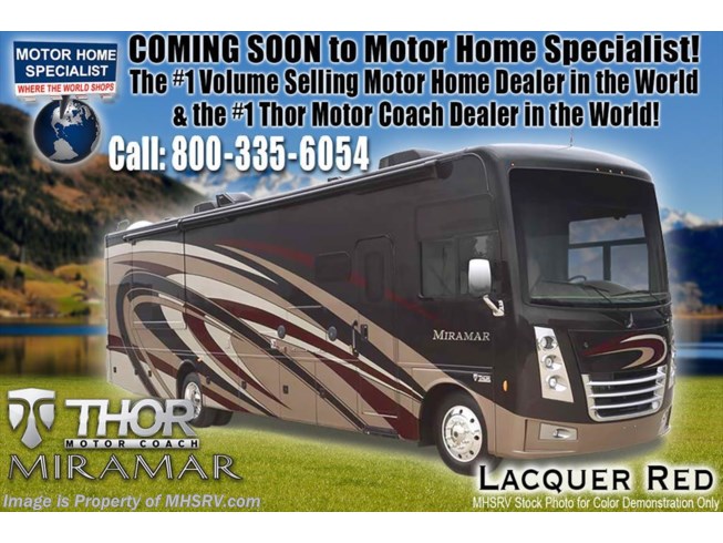 New 2018 Thor Motor Coach Miramar 35.2 RV for Sale W/Theater Seats, King Bed available in Alvarado, Texas