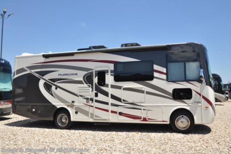6-3-19 &lt;a href=&quot;http://www.mhsrv.com/thor-motor-coach/&quot;&gt;&lt;img src=&quot;http://www.mhsrv.com/images/sold-thor.jpg&quot; width=&quot;383&quot; height=&quot;141&quot; border=&quot;0&quot;&gt;&lt;/a&gt;   
MSRP $139,456. New 2019 Thor Motor Coach Hurricane 27B is approximately 29 feet 3 inches in length with a two slides, king bed, exterior TV, Ford Triton V-10 engine and automatic leveling jacks. Some of the many new features coming to the 2019 Hurricane include not only exterior &amp; interior styling updates but also the Firefly Multiplex wiring control system, 10” touchscreen radio &amp; monitor, Wi-Fi extender, stainless steel galley sink, a 360 Siphon Vent, soundbar in the exterior entertainment center and much more. Optional equipment includes the beautiful partial paint HD-Max high gloss exterior, dual A/C, 50-amp service and 5.5KW generator. The Thor Motor Coach Hurricane RV also features a tinted one piece windshield, heated and enclosed underbelly, black tank flush, LED ceiling lighting, bedroom TV, power driver&#39;s seat, power overhead loft, LED running and marker lights, frameless windows, power patio awning with LED lighting, night shades, pre-wiring for solar charging, flush covered glass stovetop, kitchen backsplash, refrigerator, microwave and much morea tinted one piece windshield, heated and enclosed underbelly, black tank flush, LED ceiling lighting, bedroom TV, power overhead loft, frameless windows, power patio awning with LED lighting, night shades, kitchen backsplash, refrigerator, microwave and much more. For more complete details on this unit and our entire inventory including brochures, window sticker, videos, photos, reviews &amp; testimonials as well as additional information about Motor Home Specialist and our manufacturers please visit us at MHSRV.com or call 800-335-6054. At Motor Home Specialist, we DO NOT charge any prep or orientation fees like you will find at other dealerships. All sale prices include a 200-point inspection, interior &amp; exterior wash, detail service and a fully automated high-pressure rain booth test and coach wash that is a standout service unlike that of any other in the industry. You will also receive a thorough coach orientation with an MHSRV technician, an RV Starter&#39;s kit, a night stay in our delivery park featuring landscaped and covered pads with full hook-ups and much more! Read Thousands upon Thousands of 5-Star Reviews at MHSRV.com and See What They Had to Say About Their Experience at Motor Home Specialist. WHY PAY MORE?... WHY SETTLE FOR LESS?