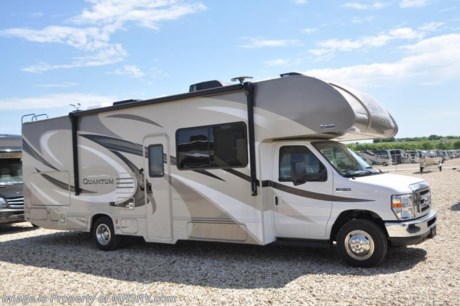 4-30-18 &lt;a href=&quot;http://www.mhsrv.com/thor-motor-coach/&quot;&gt;&lt;img src=&quot;http://www.mhsrv.com/images/sold-thor.jpg&quot; width=&quot;383&quot; height=&quot;141&quot; border=&quot;0&quot;&gt;&lt;/a&gt;  MSRP $124,932.  New 2018 Thor Motor Coach Quantum Class C RV Model RQ29 for sale at Motor Home Specialist; the #1 Volume Selling Motor Home Dealership in the World. This beautiful is approximately 30 feet 11 inches in length with two slides, glass door shower, large LED TV on a swivel with Blu-Ray player, exterior entertainment center, Ford E-450 chassis and a Ford Triton V-10 engine. New features for 2018 include a tankless hot water heater, interior step light into bedroom, lighted battery disconnect switch, stainless steel lavatory bowls, bathroom vanity heights raised, Winegard Rayar antenna, solar wiring prep, exterior lights on all storage compartments and much more. Options include the Platinum package which features roller shades, solid surface kitchen countertop, exterior shower, backup camera with monitor and upgraded wheel liners. Additional options include the beautiful partial paint exterior, bedroom TV, convection microwave, 3 burner range, child safety tether, 12V attic vent, cabover child safety net, heated holding tanks, fully automatic leveling jacks, power driver&#39;s seat and a cockpit carpet mat. The Quantum Class C RV has an incredible list of standard features including beautiful hardwood cabinets, a cabover loft with skylight (N/A with cabover entertainment center), dash applique, power windows and locks, power patio awning with integrated LED lighting, roof ladder, in-dash media center, Onan generator, cab A/C, battery disconnect switch and much more. For more complete details on this unit and our entire inventory including brochures, window sticker, videos, photos, reviews &amp; testimonials as well as additional information about Motor Home Specialist and our manufacturers please visit us at MHSRV.com or call 800-335-6054. At Motor Home Specialist, we DO NOT charge any prep or orientation fees like you will find at other dealerships. All sale prices include a 200-point inspection, interior &amp; exterior wash, detail service and a fully automated high-pressure rain booth test and coach wash that is a standout service unlike that of any other in the industry. You will also receive a thorough coach orientation with an MHSRV technician, an RV Starter&#39;s kit, a night stay in our delivery park featuring landscaped and covered pads with full hook-ups and much more! Read Thousands upon Thousands of 5-Star Reviews at MHSRV.com and See What They Had to Say About Their Experience at Motor Home Specialist. WHY PAY MORE?... WHY SETTLE FOR LESS?