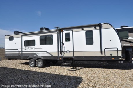 4-30-18 &lt;a href=&quot;http://www.mhsrv.com/travel-trailers/&quot;&gt;&lt;img src=&quot;http://www.mhsrv.com/images/sold-traveltrailer.jpg&quot; width=&quot;383&quot; height=&quot;141&quot; border=&quot;0&quot;&gt;&lt;/a&gt;  MSRP $42,506. The 2018 Cruiser RV Radiance Ultra-Lite travel trailer model 32BH Bunk Model with slide and king bed for sale at Motor Home Specialist; the #1 Volume Selling Motor Home Dealership in the World. This beautiful travel trailer features the Radiance Ultra-Lite exterior &amp; interior packages as well as the Ultra-Value package and the Season RVing package. A few features from this impressive list of packages include aluminum rims, tinted safety glass windows, solid hardwood cabinet doors, full extension drawer guides, heavy duty flooring, solid surface kitchen countertop, spare tire, LED awning light, heated and enclosed underbelly, high output furnace and much more. Additional options include a power tongue jack, LED TV, upgraded A/C, power stabilizers IPO scissor jacks, 50 amp service and a second A/C unit. For more complete details on this unit and our entire inventory including brochures, window sticker, videos, photos, reviews &amp; testimonials as well as additional information about Motor Home Specialist and our manufacturers please visit us at MHSRV.com or call 800-335-6054. At Motor Home Specialist, we DO NOT charge any prep or orientation fees like you will find at other dealerships. All sale prices include a 200-point inspection and interior &amp; exterior wash and detail service. You will also receive a thorough RV orientation with an MHSRV technician, an RV Starter&#39;s kit, a night stay in our delivery park featuring landscaped and covered pads with full hook-ups and much more! Read Thousands upon Thousands of 5-Star Reviews at MHSRV.com and See What They Had to Say About Their Experience at Motor Home Specialist. WHY PAY MORE?... WHY SETTLE FOR LESS?
