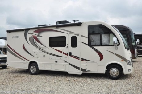 11/14/19 &lt;a href=&quot;http://www.mhsrv.com/thor-motor-coach/&quot;&gt;&lt;img src=&quot;http://www.mhsrv.com/images/sold-thor.jpg&quot; width=&quot;383&quot; height=&quot;141&quot; border=&quot;0&quot;&gt;&lt;/a&gt;     
MSRP $120,833. Thor Motor Coach has done it again with the world&#39;s first RUV! (Recreational Utility Vehicle) Check out the New 2019 Thor Motor Coach Axis RUV Model 25.6 with slide-out room. The Axis combines Style, Function, Affordability &amp; Innovation like no other RV available in the industry today! It is powered by a Ford Triton V-10 engine and is approximately 26 feet 6 inches in length. Taking superior drivability even one step further, the Axis will also feature something normally only found in a high-end luxury diesel pusher motor coach... an Independent Front Suspension system! With a style all its own the Axis will provide superior handling and fuel economy and appeal to couples &amp; family RVers as well. You will also find a full size power drop down loft above the cockpit, electric stabilizing system, spacious living room and even pass-through exterior storage. Optional equipment includes the HD-Max colored sidewalls and holding tanks with heat pads. New features for 2019 include Multi-plex lighting &amp; system control, gas &amp; induction burner on the cooktop exterior TV on swivel bracket with soundbar, backup monitor with new integrated rear wall camera, 360 Siphon holding tank vent cap, black tank flush and many more. You will also be pleased to find a host of feature appointments that include tinted and frameless windows, euro-style cabinet doors with soft close hidden hinges, attic fan with vent cover, 15K BTU A/C, below counter convection microwave, stainless steel galley sink, LED accent lighting throughout, roller shades, armless awning, LED running lights, living room TV, LED ceiling lights, Onan generator, water heater, power and heated mirrors with integrated side-view cameras, back-up camera, 8,000 lb. trailer hitch, spacious cockpit design with unparalleled visibility as well as a fold out map/laptop table and an additional cab table that can easily be stored when traveling.  For more complete details on this unit and our entire inventory including brochures, window sticker, videos, photos, reviews &amp; testimonials as well as additional information about Motor Home Specialist and our manufacturers please visit us at MHSRV.com or call 800-335-6054. At Motor Home Specialist, we DO NOT charge any prep or orientation fees like you will find at other dealerships. All sale prices include a 200-point inspection, interior &amp; exterior wash, detail service and a fully automated high-pressure rain booth test and coach wash that is a standout service unlike that of any other in the industry. You will also receive a thorough coach orientation with an MHSRV technician, an RV Starter&#39;s kit, a night stay in our delivery park featuring landscaped and covered pads with full hook-ups and much more! Read Thousands upon Thousands of 5-Star Reviews at MHSRV.com and See What They Had to Say About Their Experience at Motor Home Specialist. WHY PAY MORE?... WHY SETTLE FOR LESS?