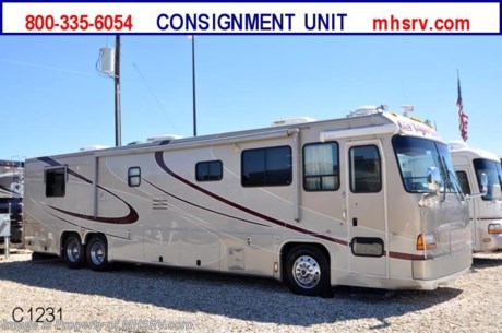 Picked UP 03/01/12 - *Consignment Unit* Used Tiffin RV for Sale - 2002 Tiffin Zephyr with 2 slides: Only 42,709 miles! This RV is approximately 43&#39; in length and features a powerful 500 HP Cummins diesel engine with side mounted radiator, Spartan raised rail chassis with IFS, inverter, Allison 6-speed automatic trans, 10KW Onan diesel generator on a power slide, automatic leveling system, (2) surround sound systems and (3) Flat Screen TVs. For complete details visit Motor Home Specialist at www.MHSRV.com or 800-335-6054: The #1 Volume Selling Motor Home Dealer in Texas.