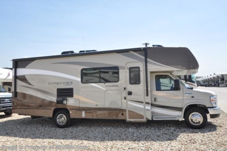 10/18/19 &lt;a href=&quot;http://www.mhsrv.com/coachmen-rv/&quot;&gt;&lt;img src=&quot;http://www.mhsrv.com/images/sold-coachmen.jpg&quot; width=&quot;383&quot; height=&quot;141&quot; border=&quot;0&quot;&gt;&lt;/a&gt;  MSRP $115,167. New 2019 Coachmen Leprechaun Model 280BH Bunk Model. This Luxury Class C RV measures approximately 28 feet 5 inches in length and is powered by a Ford Triton V-10 engine and E-450 Super Duty chassis. This beautiful RV includes the Leprechaun Premier Package which features a molded fiberglass front wrap with LED accent lights, tinted windows, stainless steel wheel inserts, metal running boards, power patio awning with LED light strip, LED exterior &amp; interior lighting, dash radio with backup camera &amp; bluetooth, recessed 3 burner cooktop with glass cover, 1-piece countertops, roller bearing drawer guides, glass shower door, night shades, Onan generator, coach TV, air assist suspension, power tower, upgraded faucets and shower head, exterior shower, Travel Easy Roadside Assistance &amp; Azdel composite sidewalls. Additional options include the beautiful partial paint exterior, dual recliners, driver and passenger swivel seats, cockpit folding table, power salon bunk, side by side refrigerator, solid surface counter tops with stainless steel sink and faucet, exterior camp kitchen table, sideview cameras, upgraded A/C with heat pump, exterior windshield cover, heated holding tanks, Equalizer stabilizing jacks, exterior entertainment center and a spare tire. This amazing class C also features the Leprechaun Comfort and Convenience package that includes in-dash navigation, convection microwave, upgraded mattress, 6 gallon electric &amp; gas water heater, heated and remote side mirrors, 2 tone seat covers, cab over &amp; bedroom power vent fan, dual coach batteries and slide-out awning toppers. For more complete details on this unit and our entire inventory including brochures, window sticker, videos, photos, reviews &amp; testimonials as well as additional information about Motor Home Specialist and our manufacturers please visit us at MHSRV.com or call 800-335-6054. At Motor Home Specialist, we DO NOT charge any prep or orientation fees like you will find at other dealerships. All sale prices include a 200-point inspection, interior &amp; exterior wash, detail service and a fully automated high-pressure rain booth test and coach wash that is a standout service unlike that of any other in the industry. You will also receive a thorough coach orientation with an MHSRV technician, an RV Starter&#39;s kit, a night stay in our delivery park featuring landscaped and covered pads with full hook-ups and much more! Read Thousands upon Thousands of 5-Star Reviews at MHSRV.com and See What They Had to Say About Their Experience at Motor Home Specialist. WHY PAY MORE?... WHY SETTLE FOR LESS?