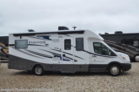 9/10/19 &lt;a href=&quot;http://www.mhsrv.com/fleetwood-rvs/&quot;&gt;&lt;img src=&quot;http://www.mhsrv.com/images/sold-fleetwood.jpg&quot; width=&quot;383&quot; height=&quot;141&quot; border=&quot;0&quot;&gt;&lt;/a&gt; MSRP $90,534. New 2019 Forest River Forester Class C RV Model 2381FT measures approximately 25 feet 6 inches in length with Ford Transit gas 3.7L V6 engine. This amazing RV features the Forester Transit Traveling in Style package which includes Ultra Leather seating, back up camera, side view cameras with monitor, Mirror Link rear view mirror, convection microwave, in-house entertainment center with exterior speakers and painted skirt with partial graphics. Additional options include a bedroom TV, Maxx Air fan in the bedroom and the Arctic Package. For more complete details on this unit and our entire inventory including brochures, window sticker, videos, photos, reviews &amp; testimonials as well as additional information about Motor Home Specialist and our manufacturers please visit us at MHSRV.com or call 800-335-6054. At Motor Home Specialist, we DO NOT charge any prep or orientation fees like you will find at other dealerships. All sale prices include a 200-point inspection, interior &amp; exterior wash, detail service and a fully automated high-pressure rain booth test and coach wash that is a standout service unlike that of any other in the industry. You will also receive a thorough coach orientation with an MHSRV technician, an RV Starter&#39;s kit, a night stay in our delivery park featuring landscaped and covered pads with full hook-ups and much more! Read Thousands upon Thousands of 5-Star Reviews at MHSRV.com and See What They Had to Say About Their Experience at Motor Home Specialist. WHY PAY MORE?... WHY SETTLE FOR LESS?